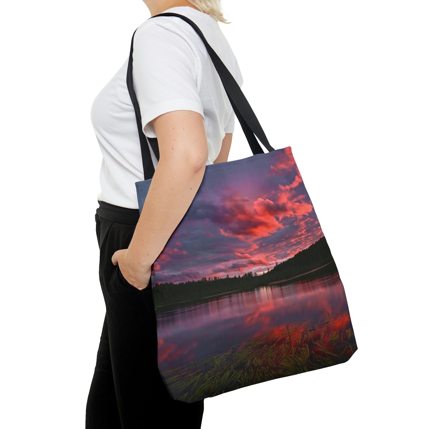 Tote Bag - Reflections of Summer, Colby Lake