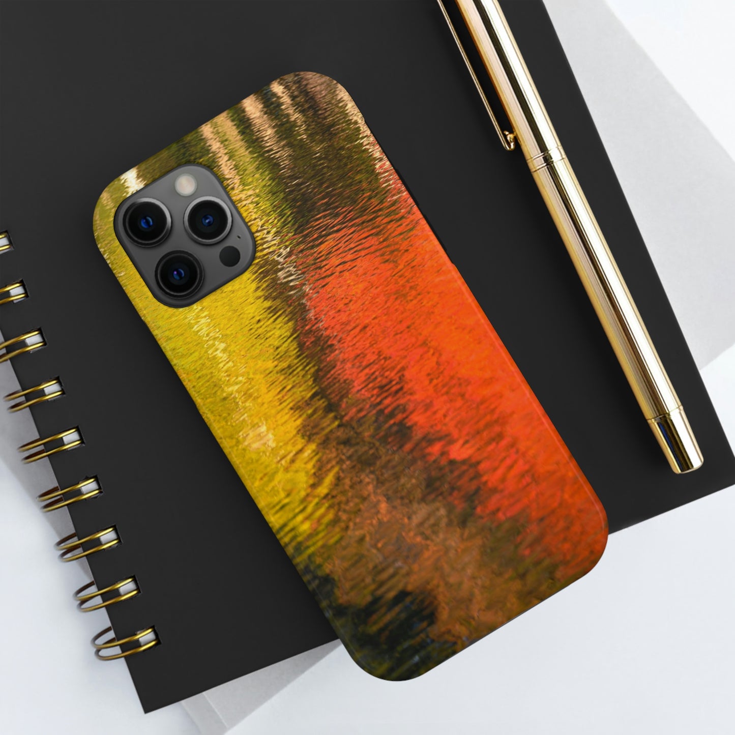 Impact Resistant Phone Case - Reflections of Autumn