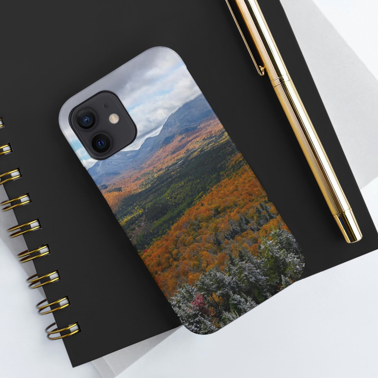 Impact Resistant Phone Case - Frosty Fall Day, Mt. Van Hoevenberg