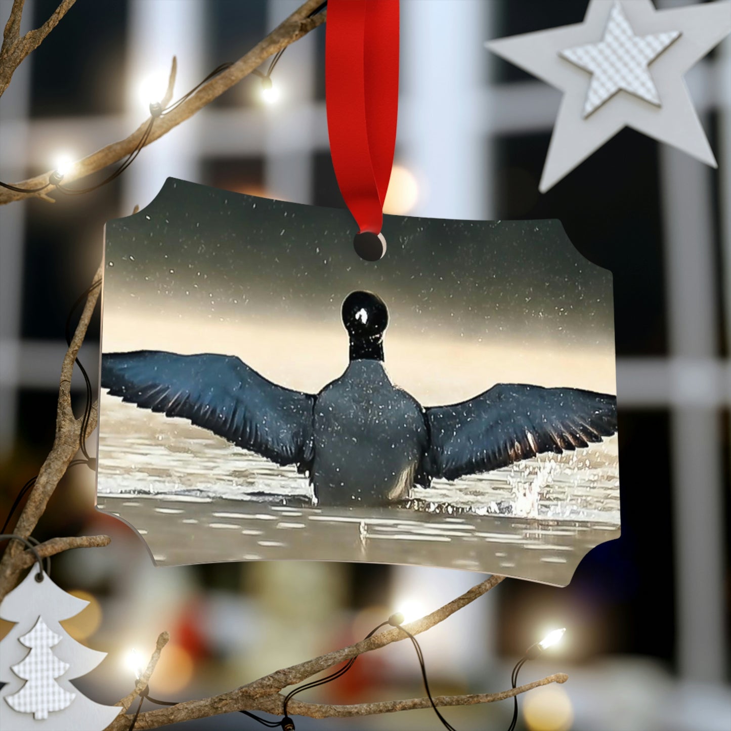 Loon Wingspread Ornament