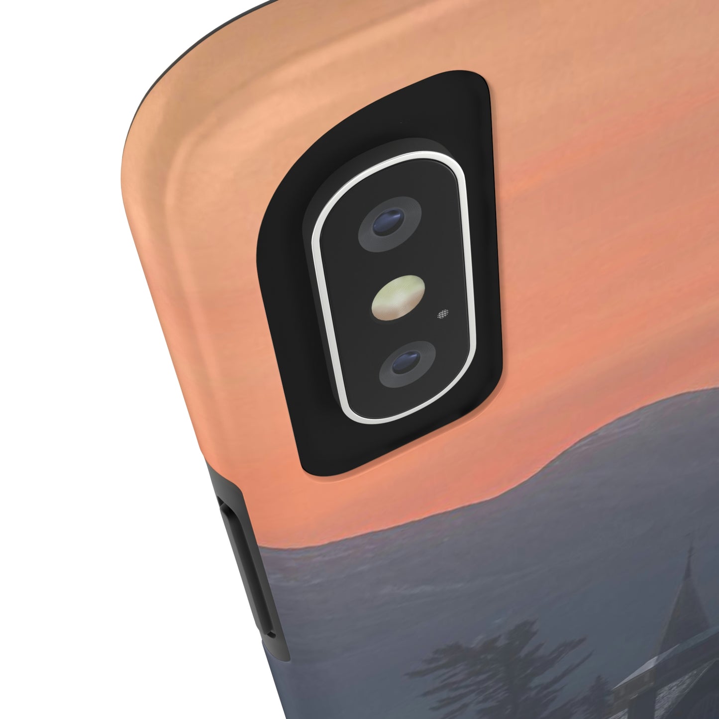 Impact Resistant Phone Case - Mirror Lake Winter Sunrise