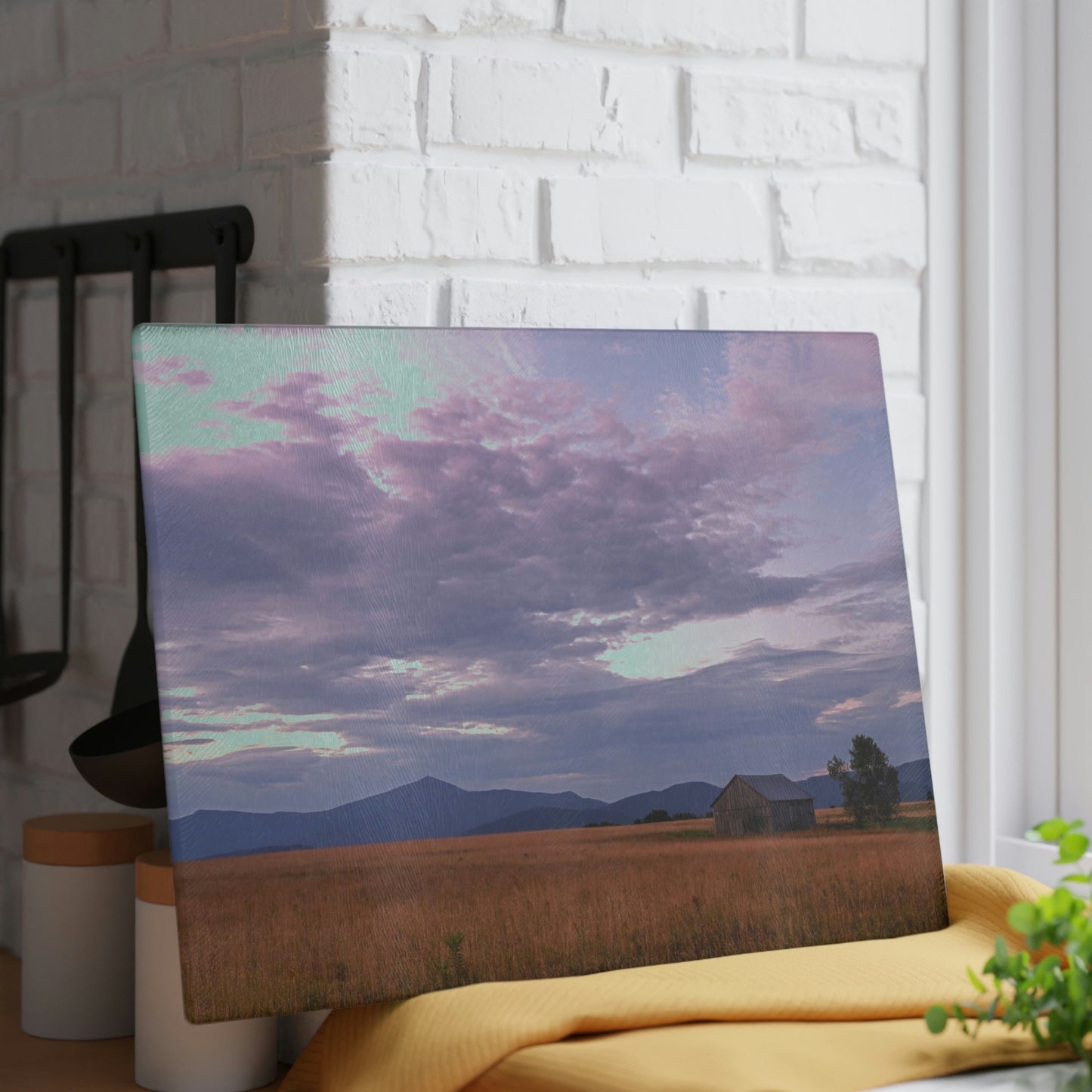 Glass Cutting Board - Norman Ridge