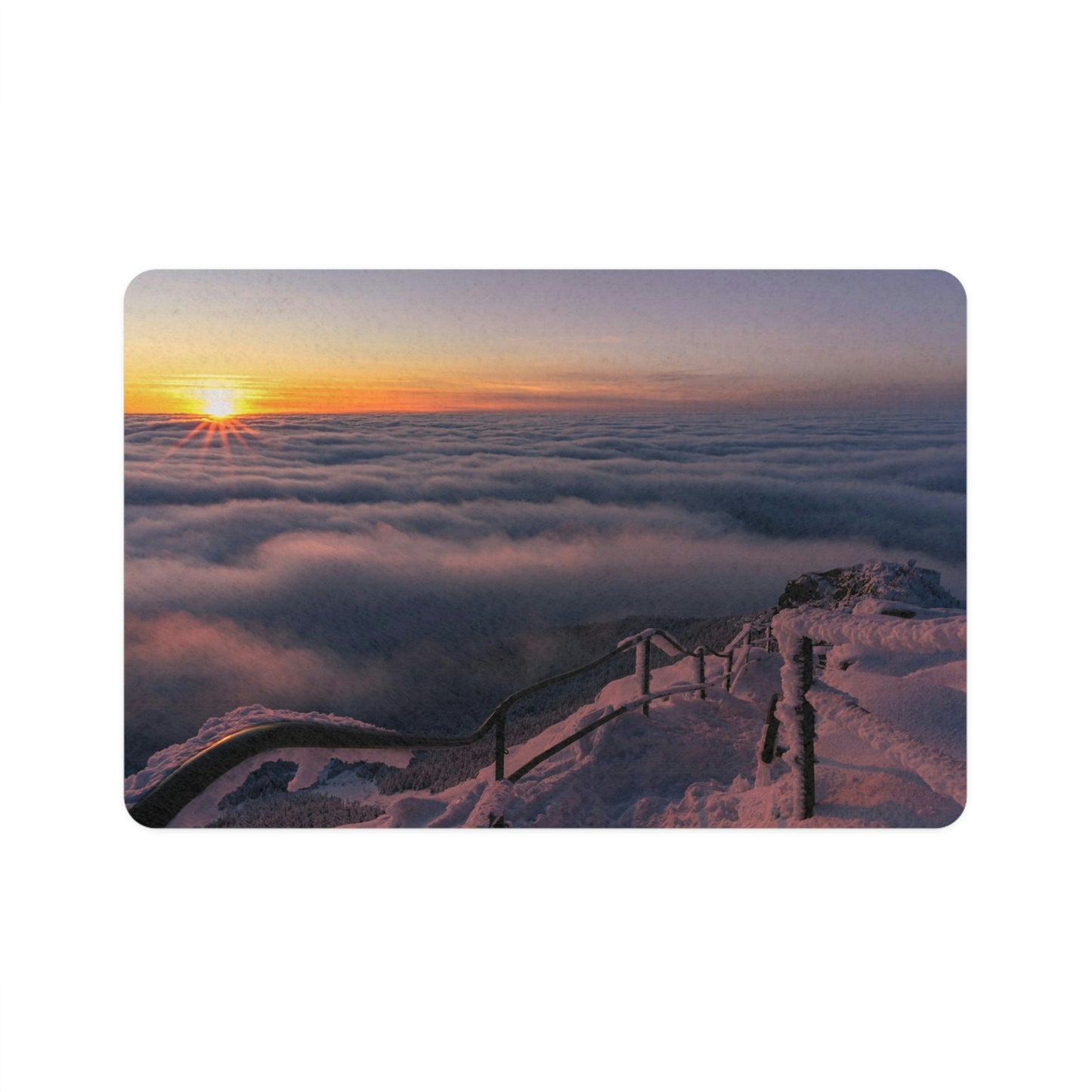 Pet Food Mat - Stairway to Heaven, Whiteface Mt.