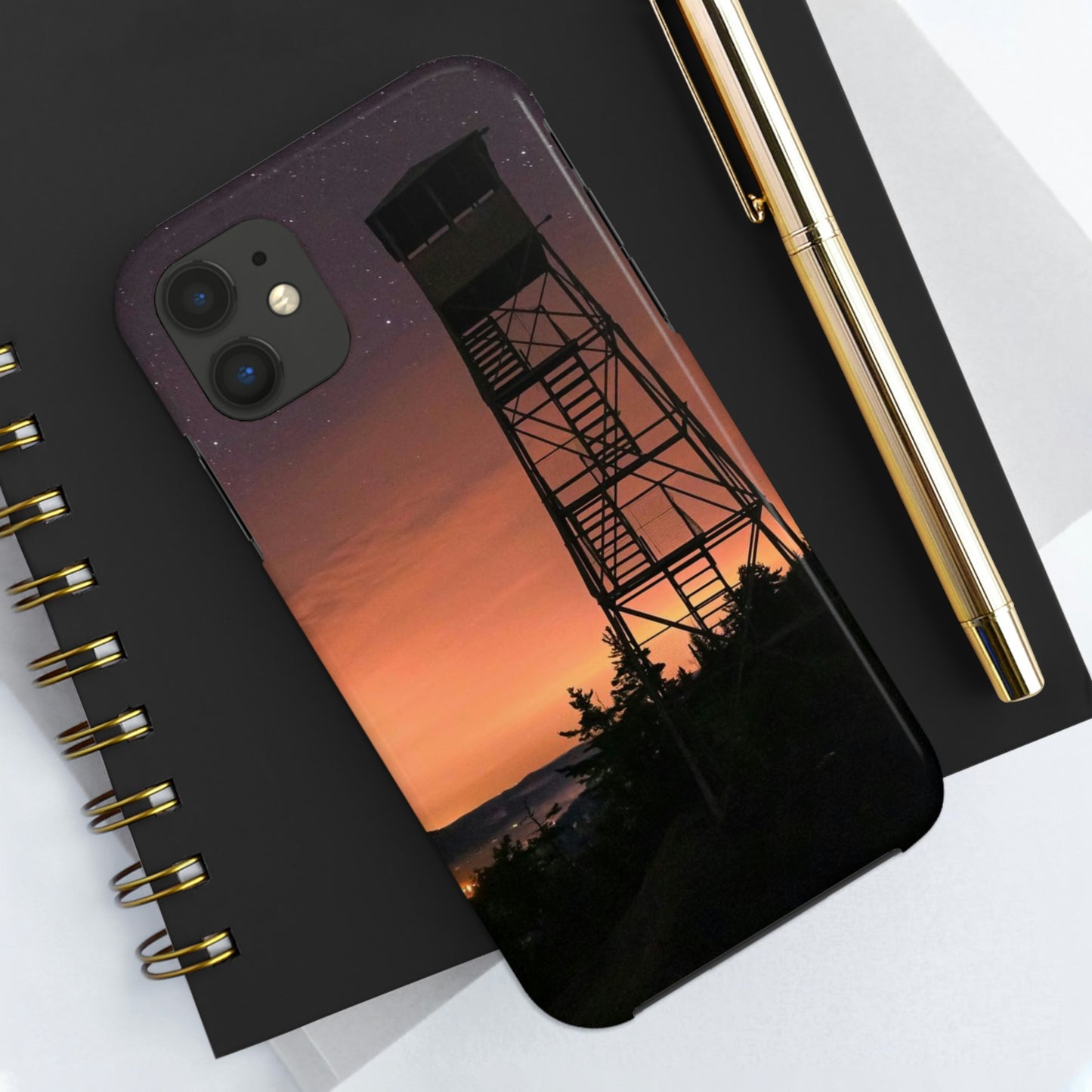 Impact Resistant Phone Case - Starry Night, Bald Mt.