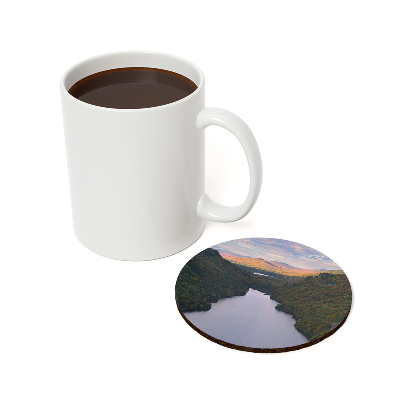 Cork Back Coaster - Indian Head Autumn Morning
