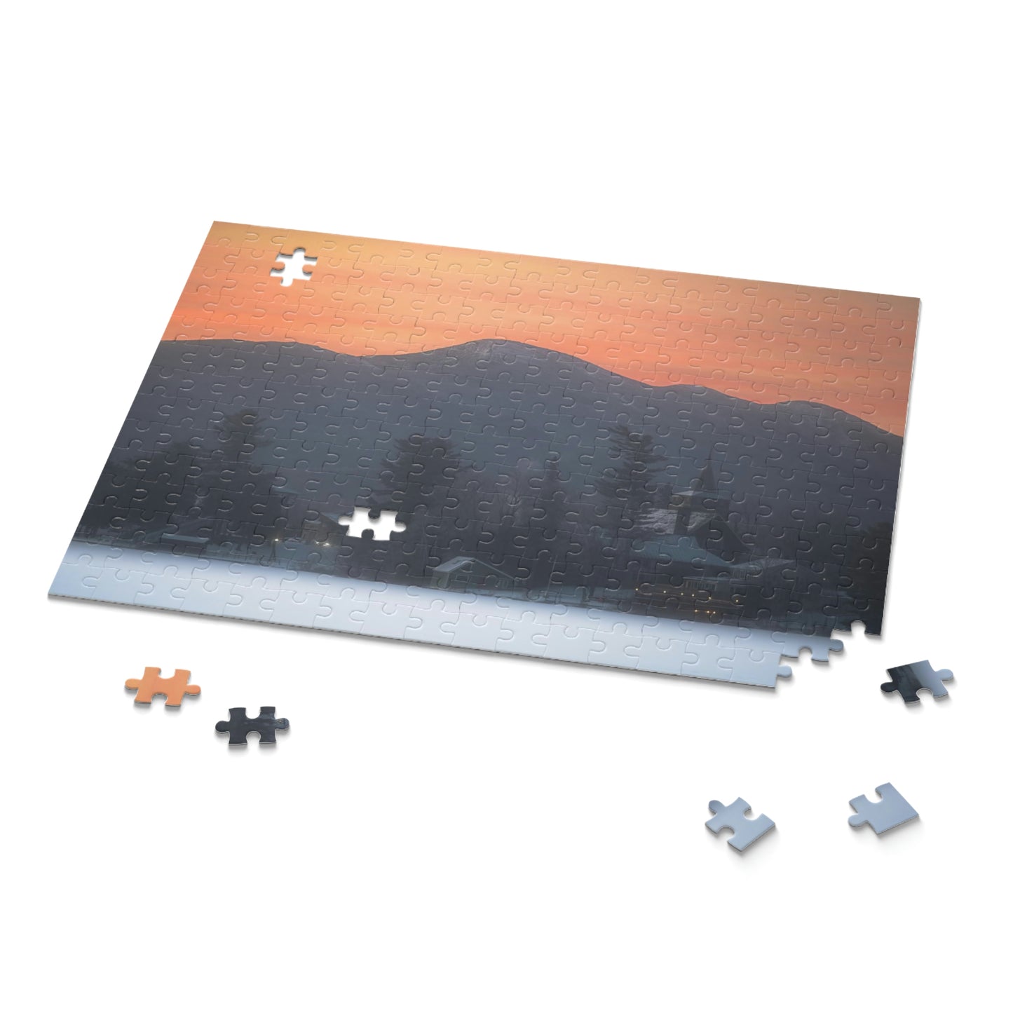 Puzzle - Mirror Lake Winter Sunrise