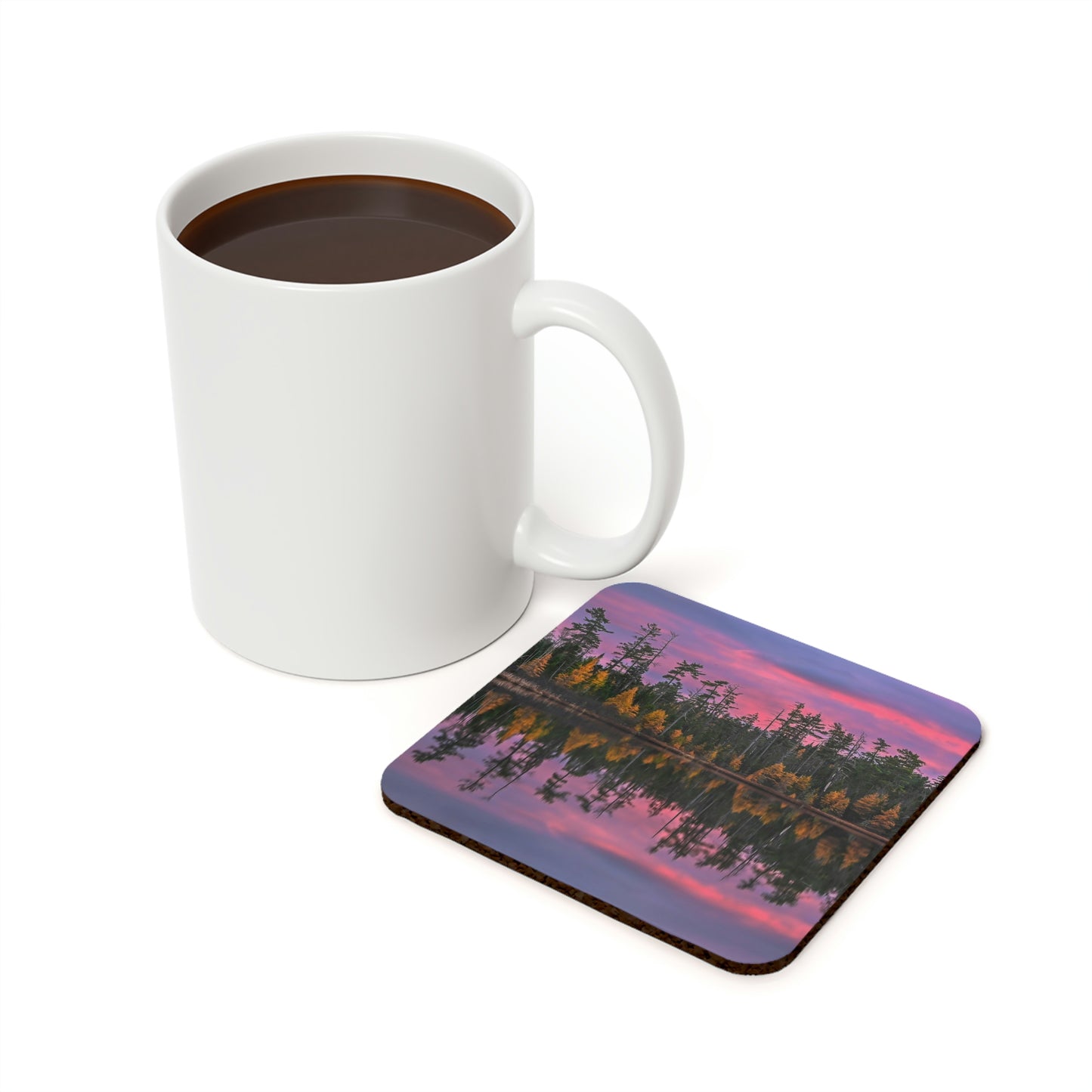 Cork Back Coaster - Tamarack Takeover