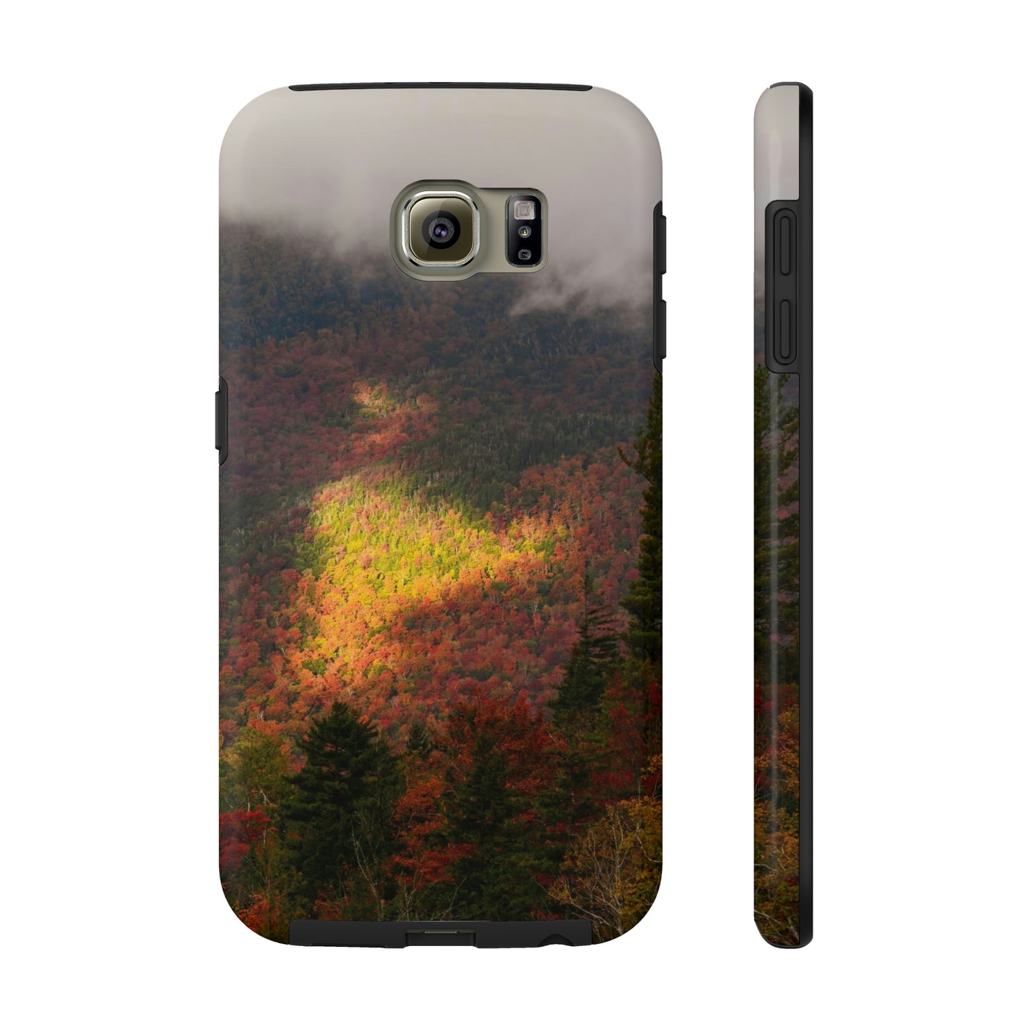 Impact Resistant Phone Case - Adirondack Fall Fog & Foliage