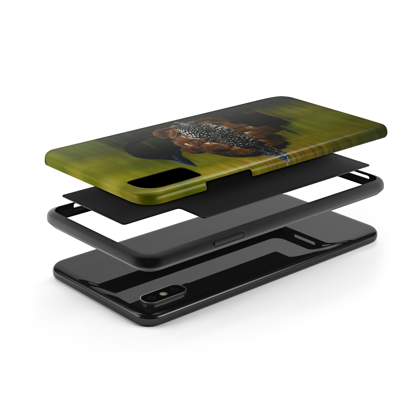 Impact Resistant Phone Case - Mother Loon & Babies