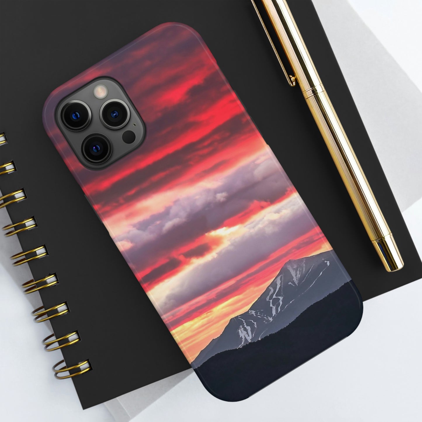 Impact Resistant Phone Case - Whiteface Mt. Sunset