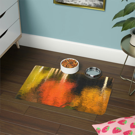 Pet Food Mat - Reflections of Autumn