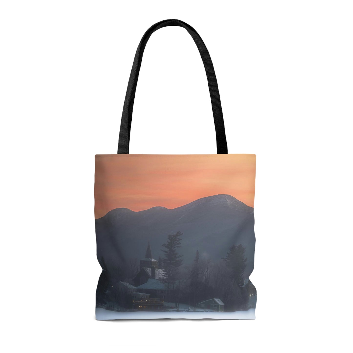 Tote Bag - Mirror Lake Winter Sunrise