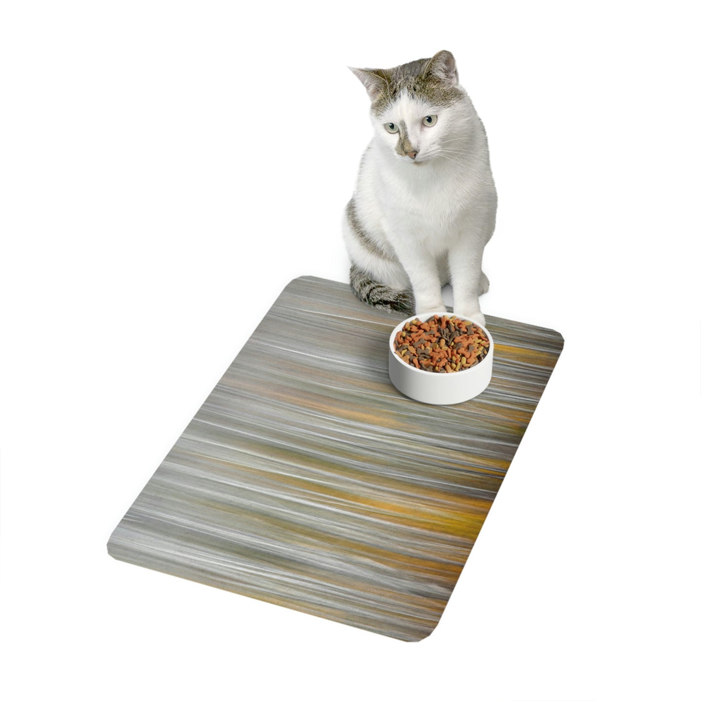Pet Food Mat - Abstract Autumn