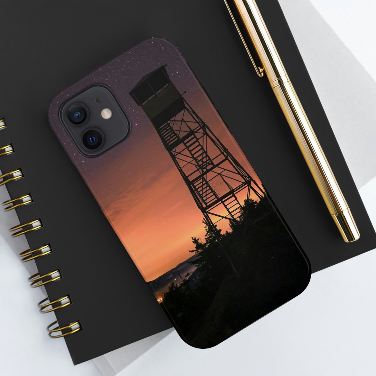 Impact Resistant Phone Case - Starry Night, Bald Mt.