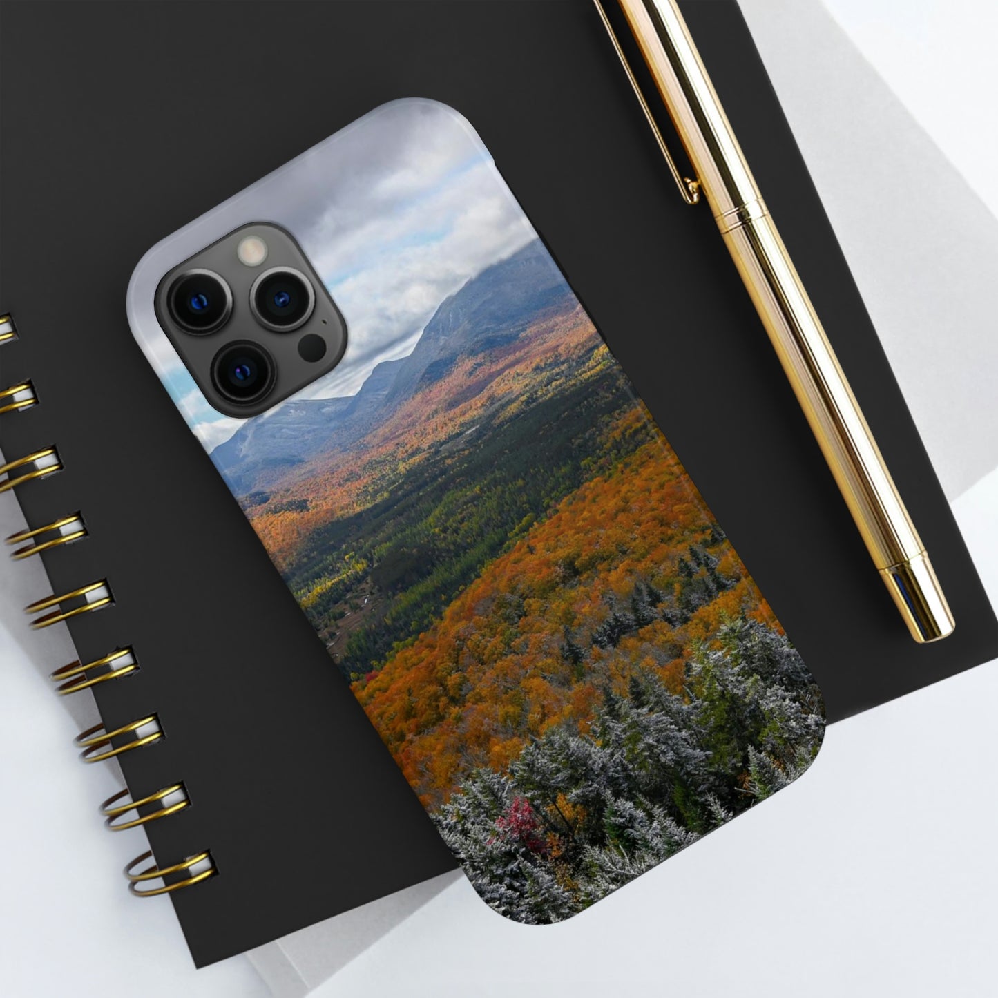 Impact Resistant Phone Case - Frosty Fall Day, Mt. Van Hoevenberg