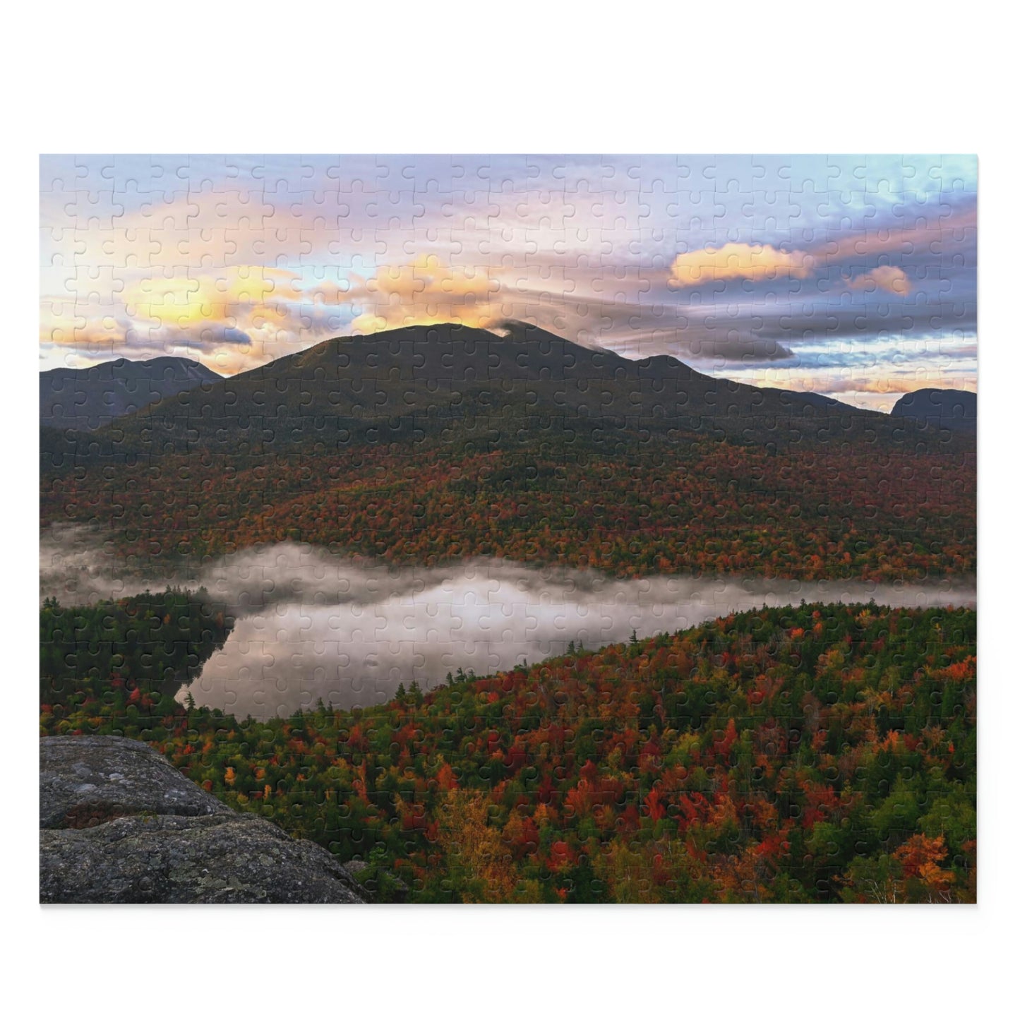 Puzzle - Autumn Sunrise over Heart Lake
