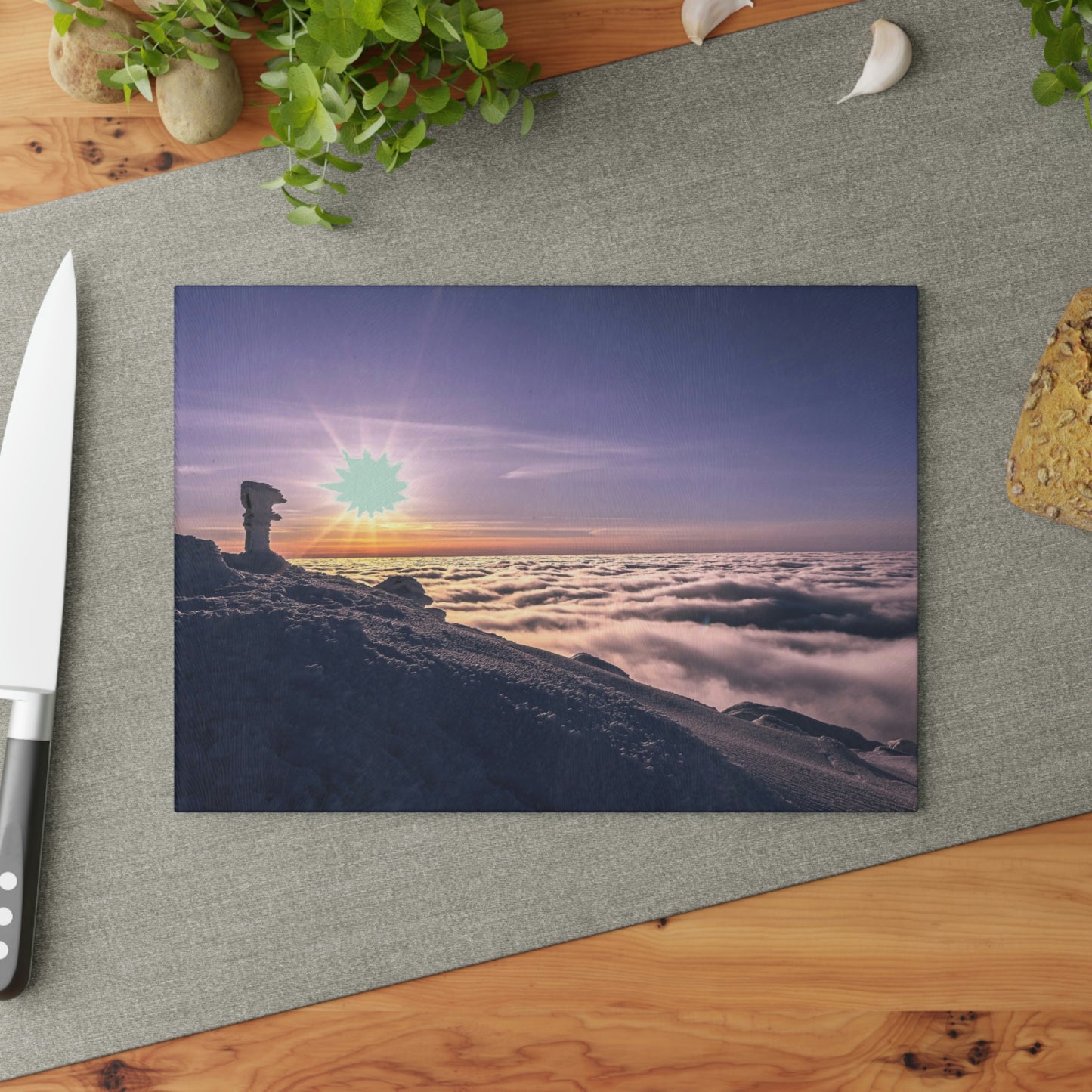 Glass Cutting Board - Shine Like a Diamond