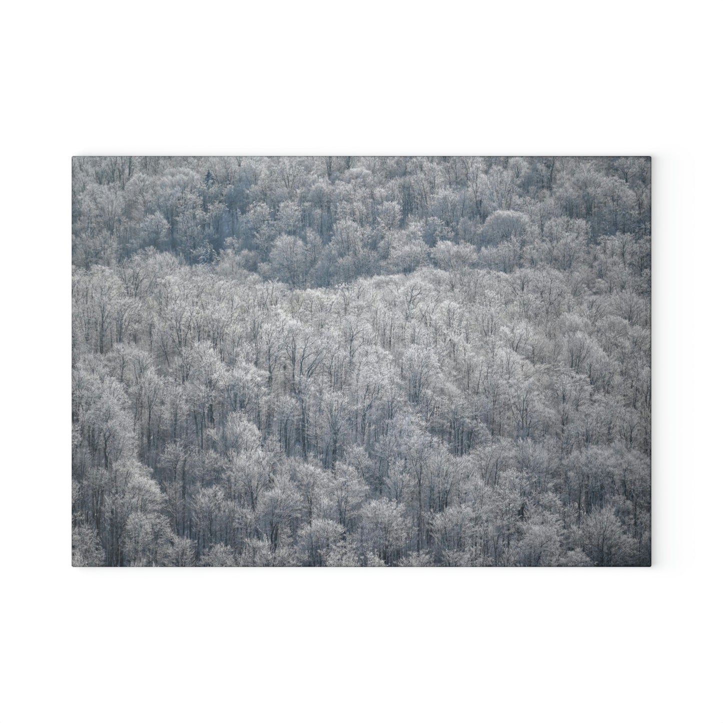 Glass Cutting Board - Frozen Trees
