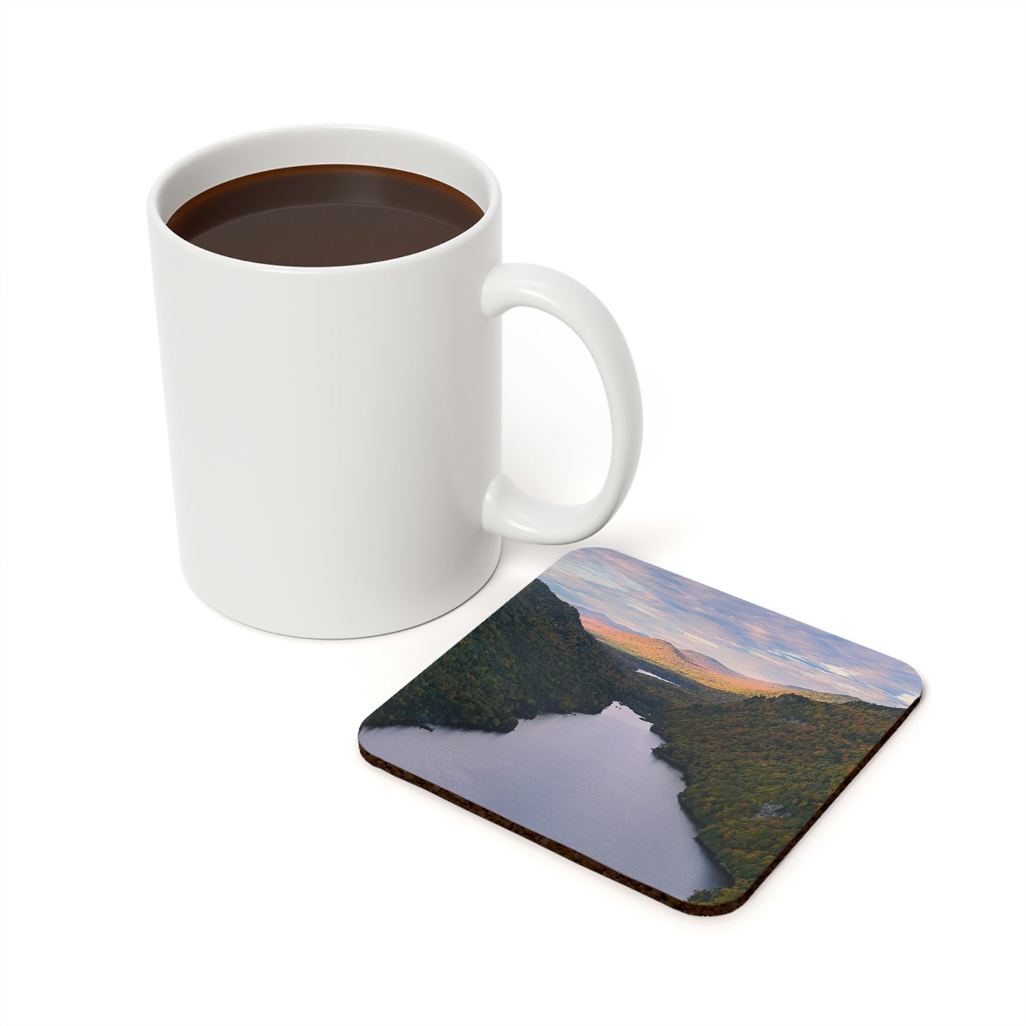 Cork Back Coaster - Indian Head Autumn Morning