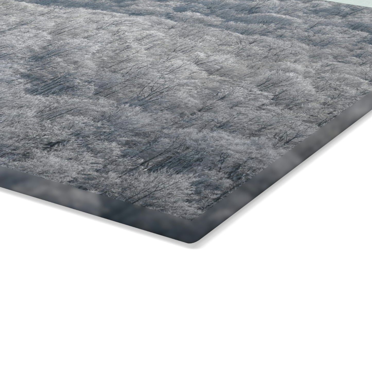 Glass Cutting Board - Frozen Trees