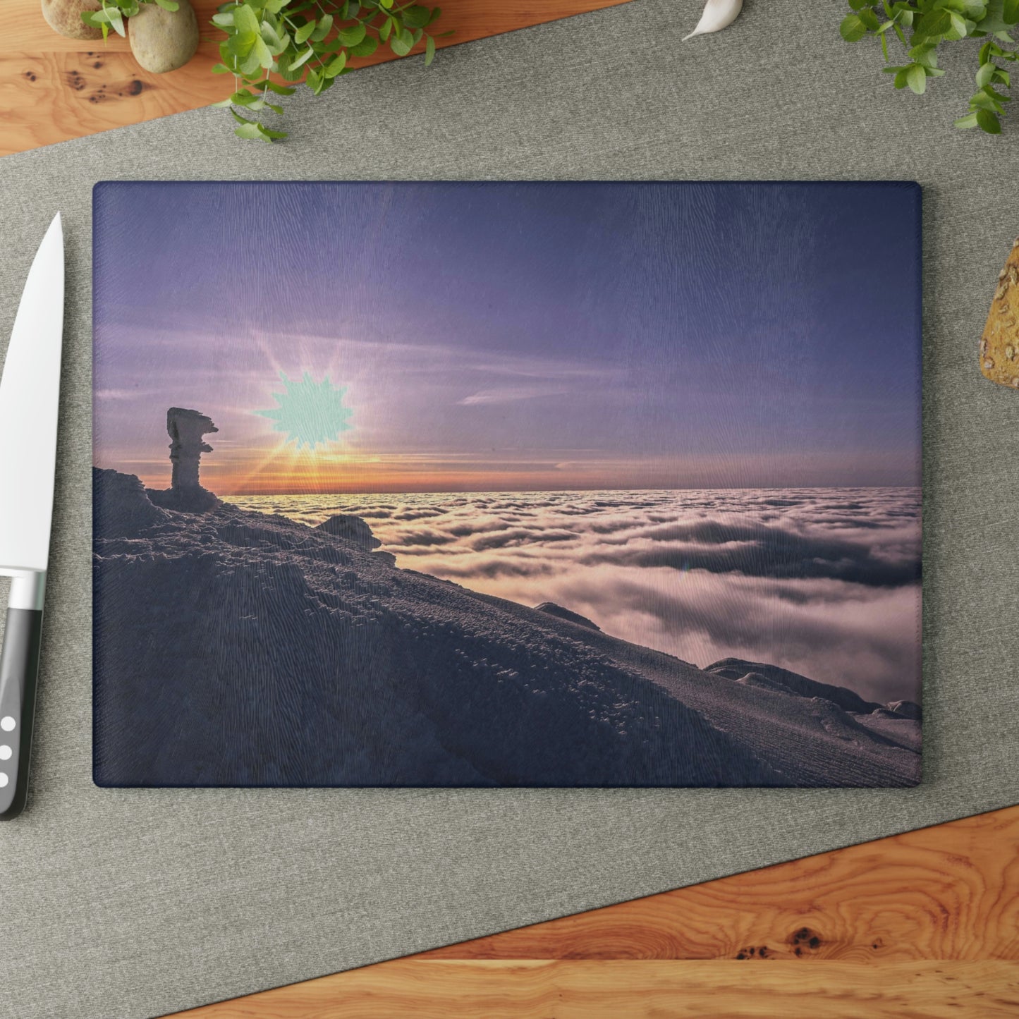 Glass Cutting Board - Shine Like a Diamond