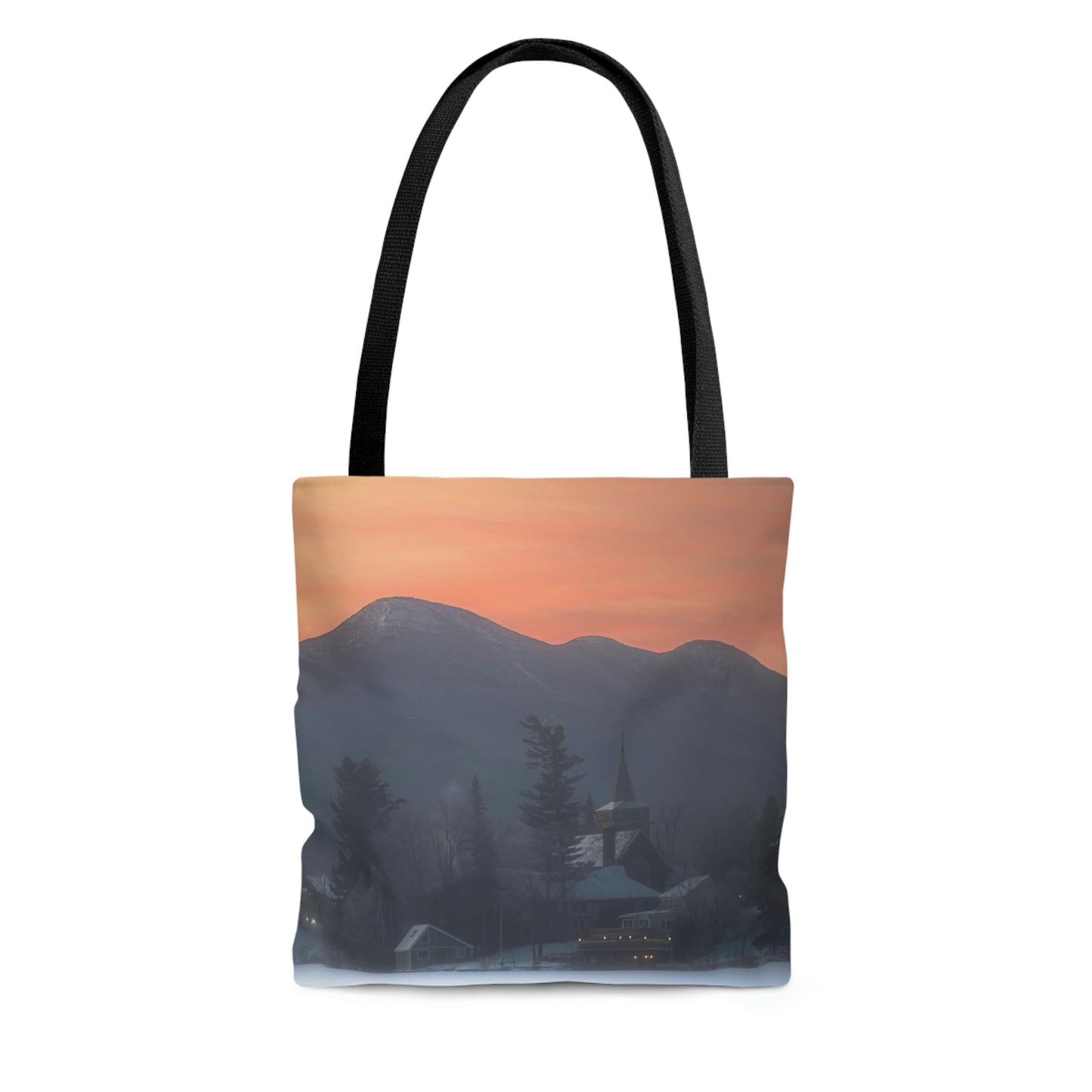 Tote Bag - Mirror Lake Winter Sunrise
