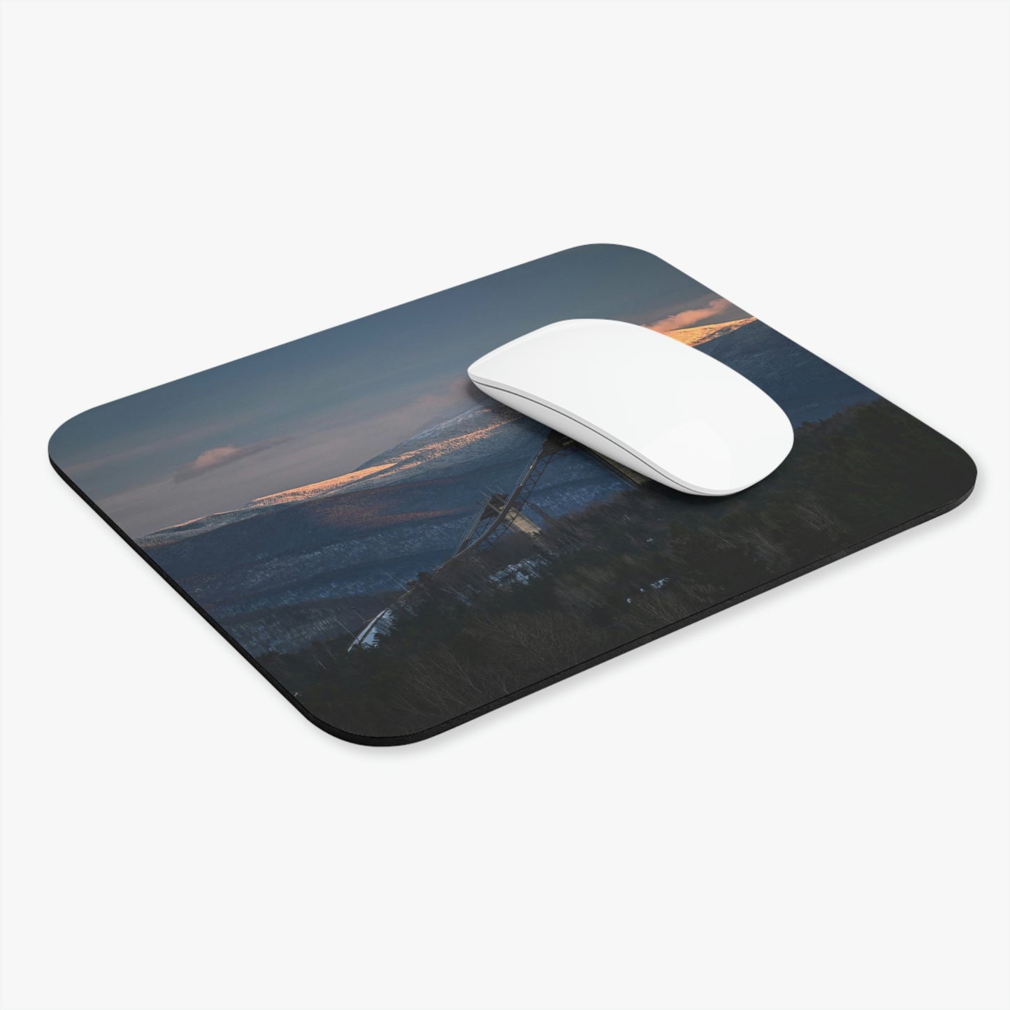 Olympic Ski Jumps, Lake Placid Mouse Pad