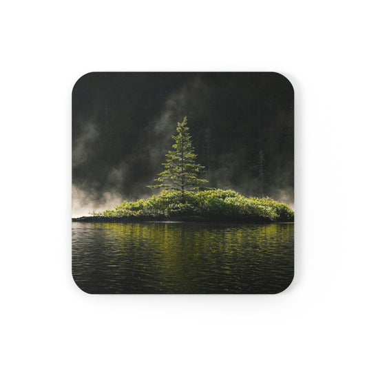 Cork Back Coaster - Misty Morning