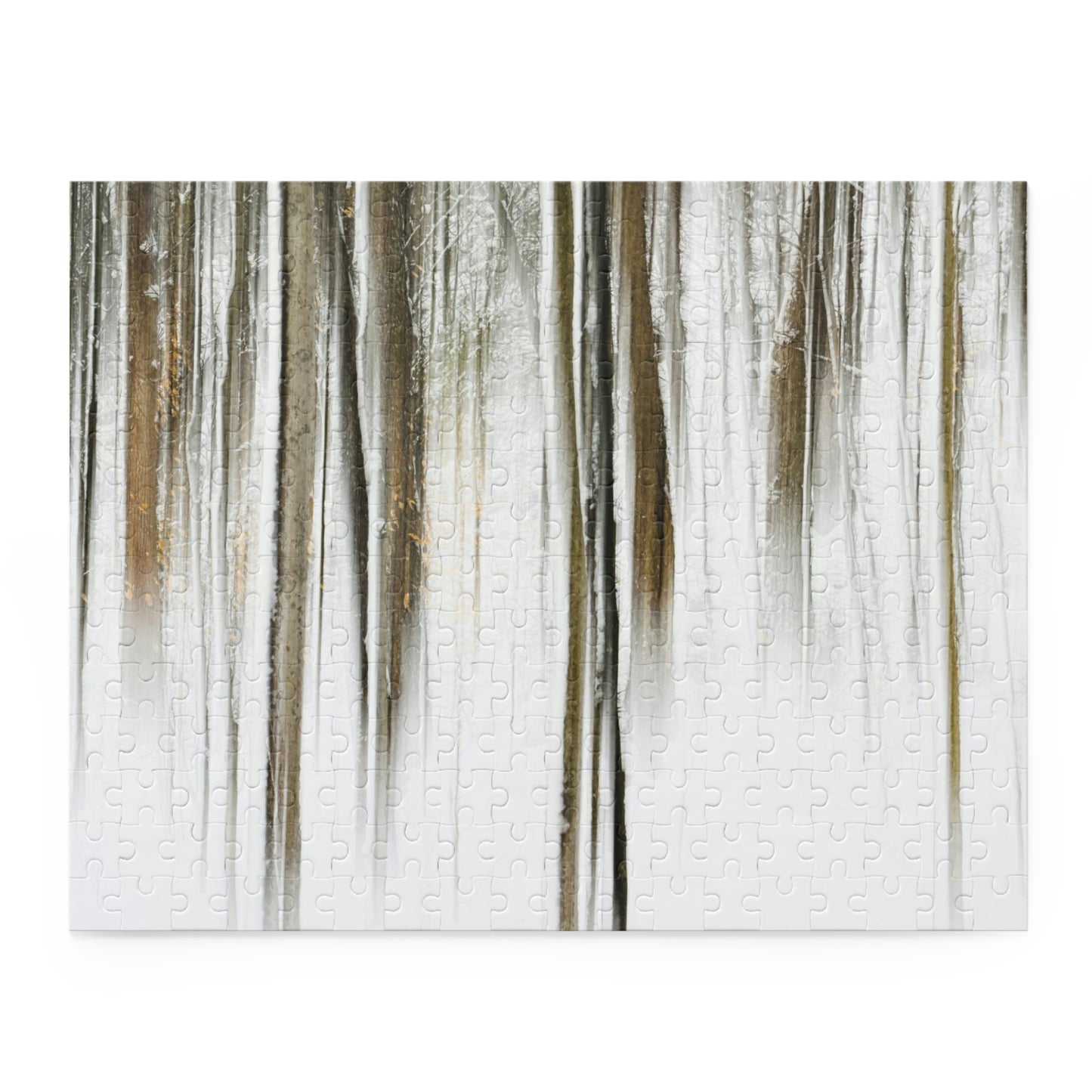 Puzzle - Abstract Winter Woods