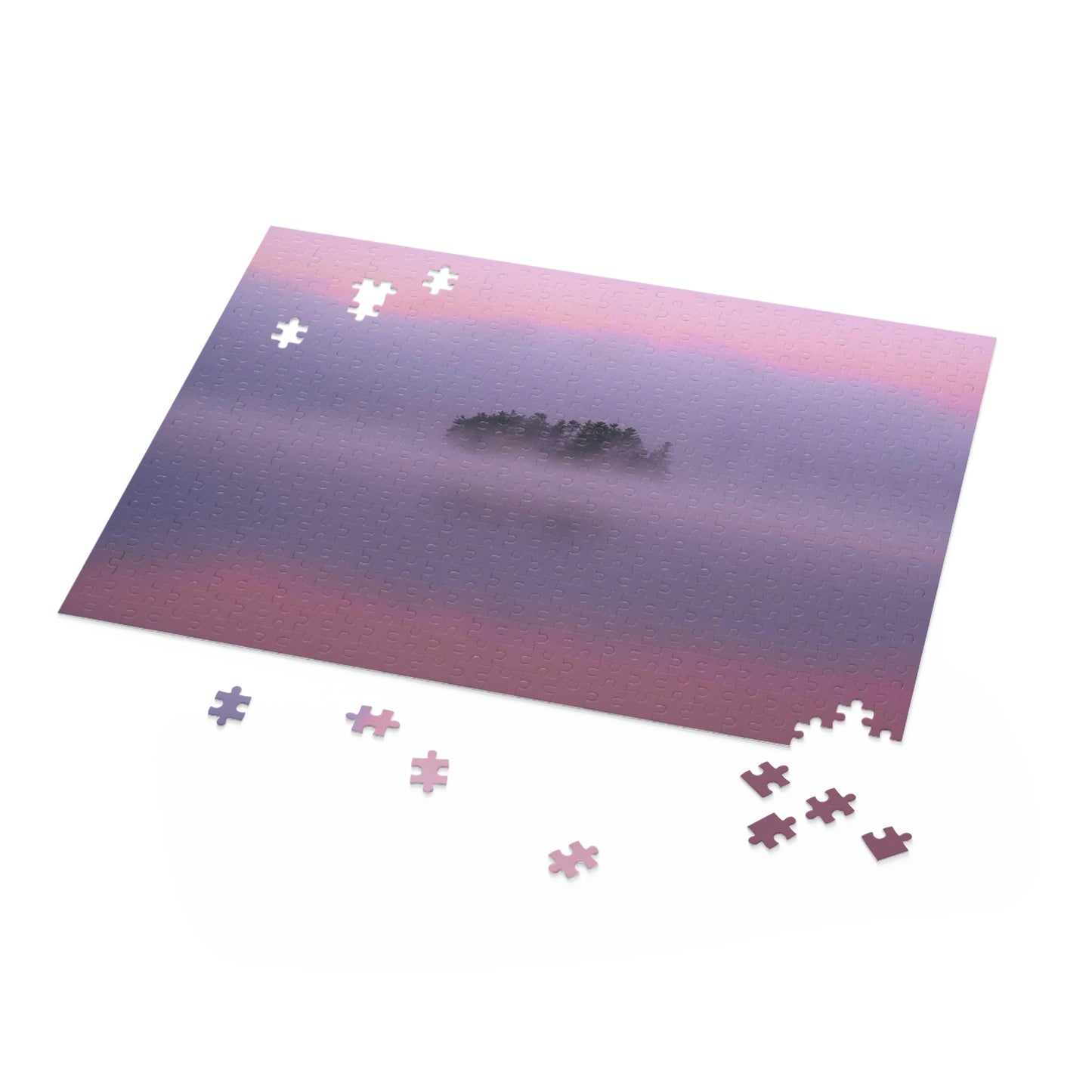 Puzzle - Crisp Autumn Sunrise, Tupper Lake