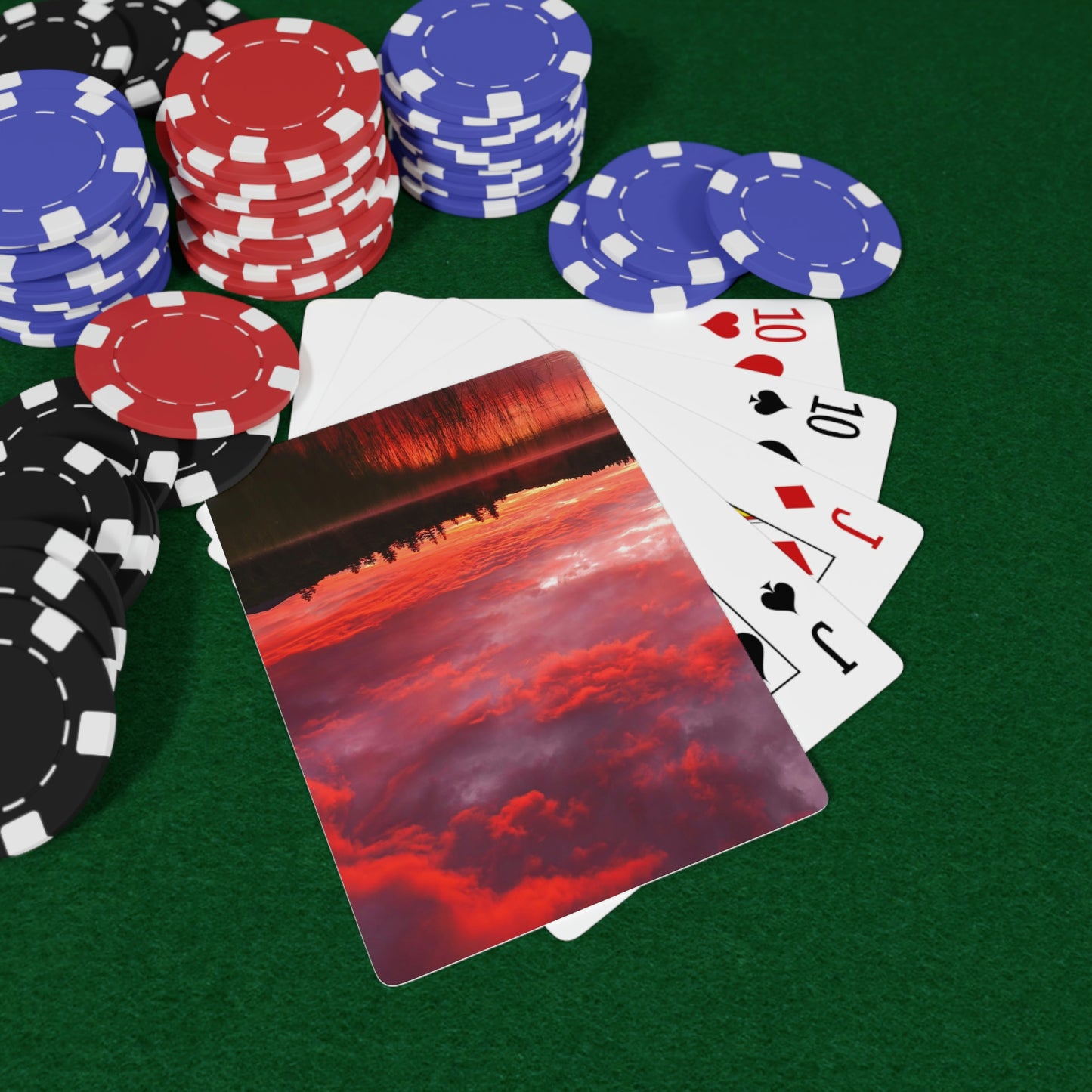 Playing Cards - Fire in the Sky