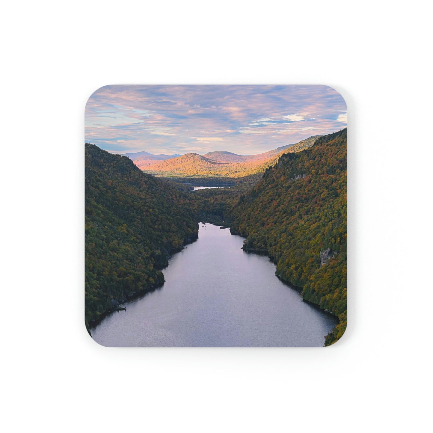 Cork Back Coaster - Indian Head Autumn Morning
