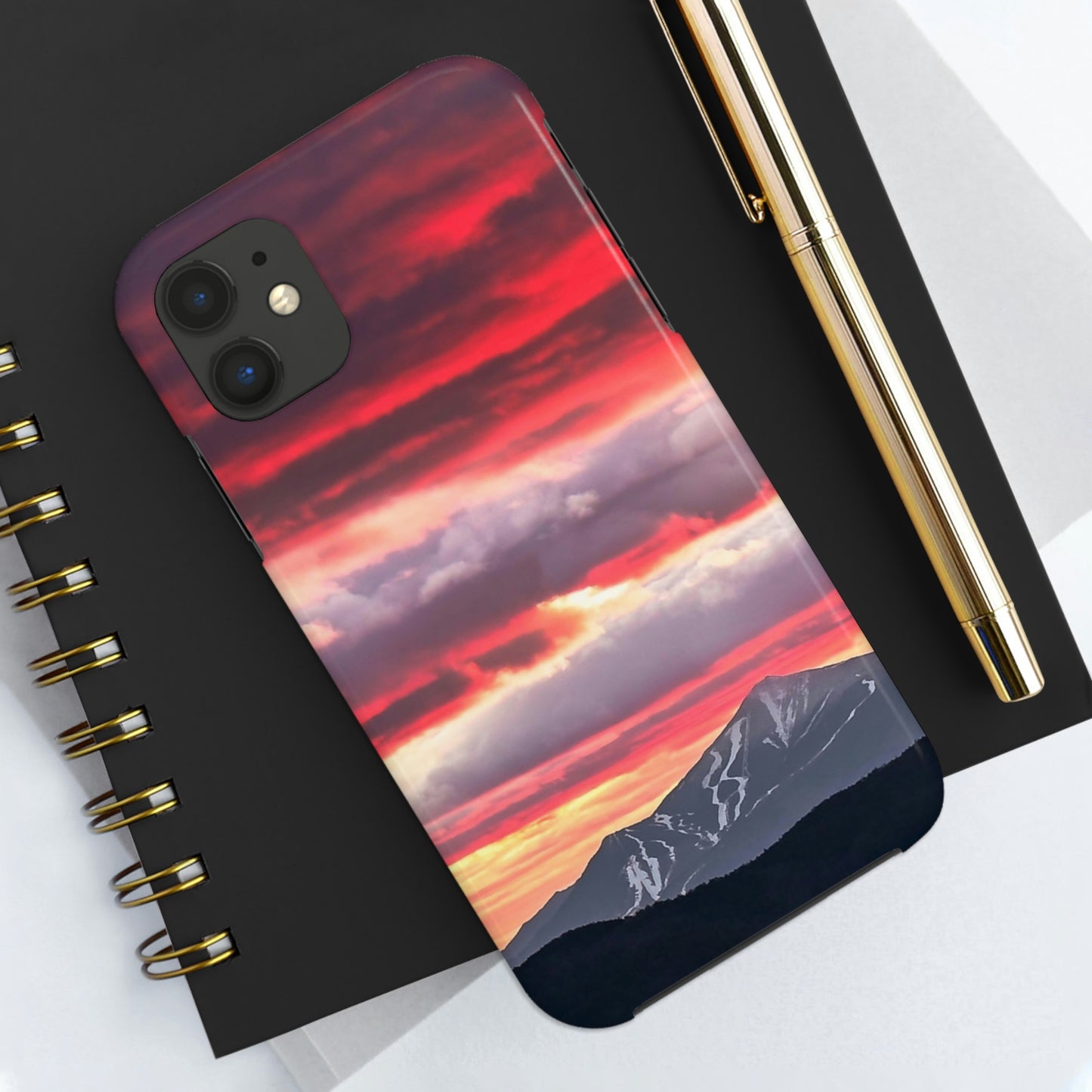 Impact Resistant Phone Case - Whiteface Mt. Sunset