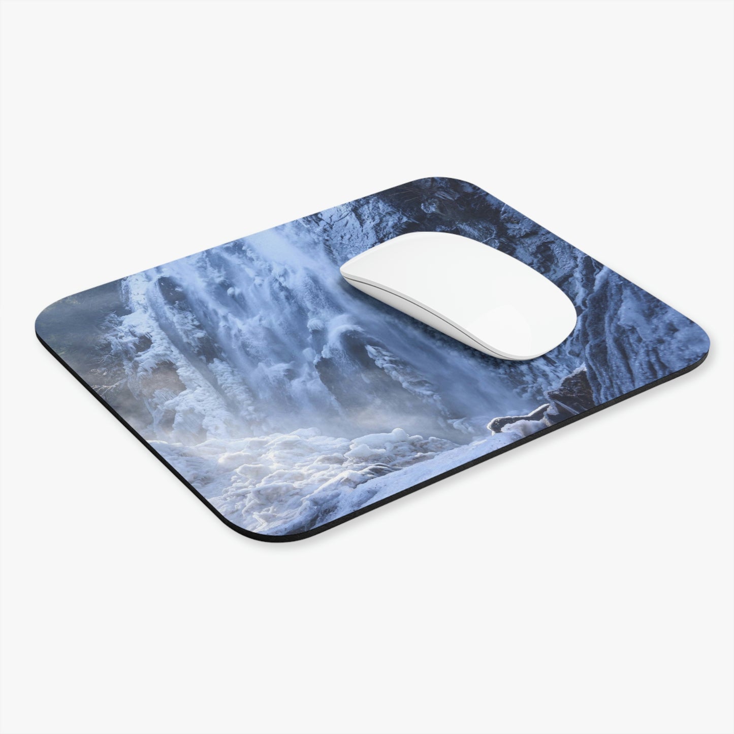 Frozen Rainbow Falls Mouse Pad
