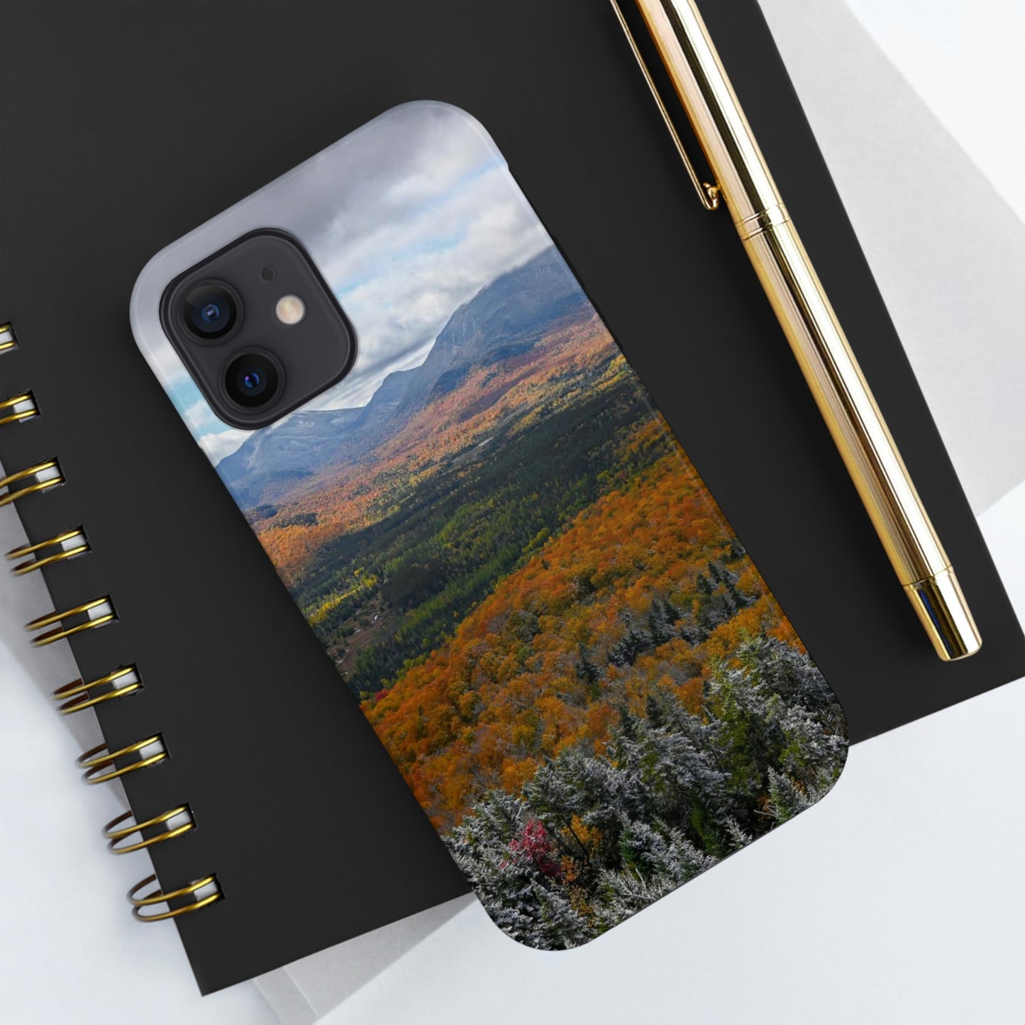 Impact Resistant Phone Case - Frosty Fall Day, Mt. Van Hoevenberg