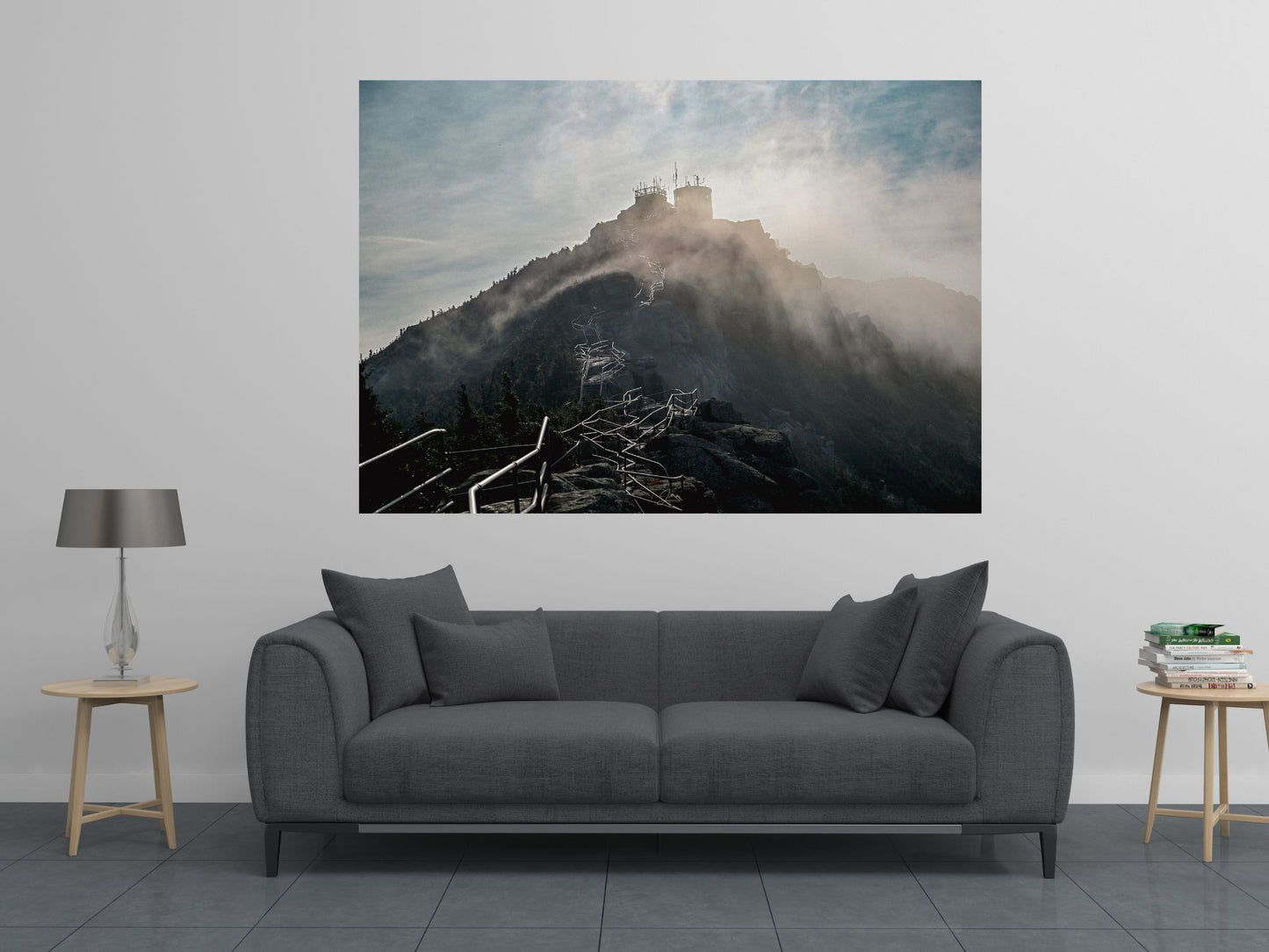 Into the Mist - Whiteface Mountain print