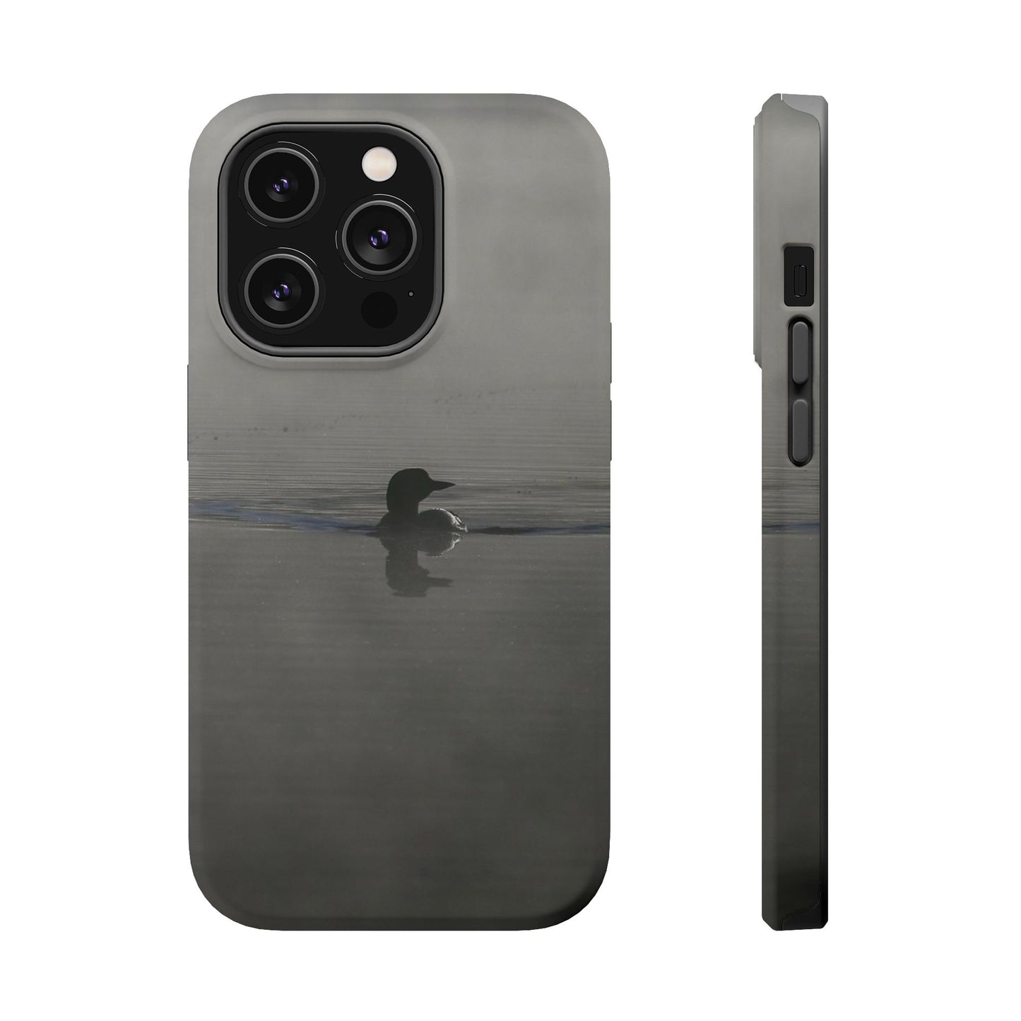 MagSafe Impact Resistant Phone Case - Loon in the Mist