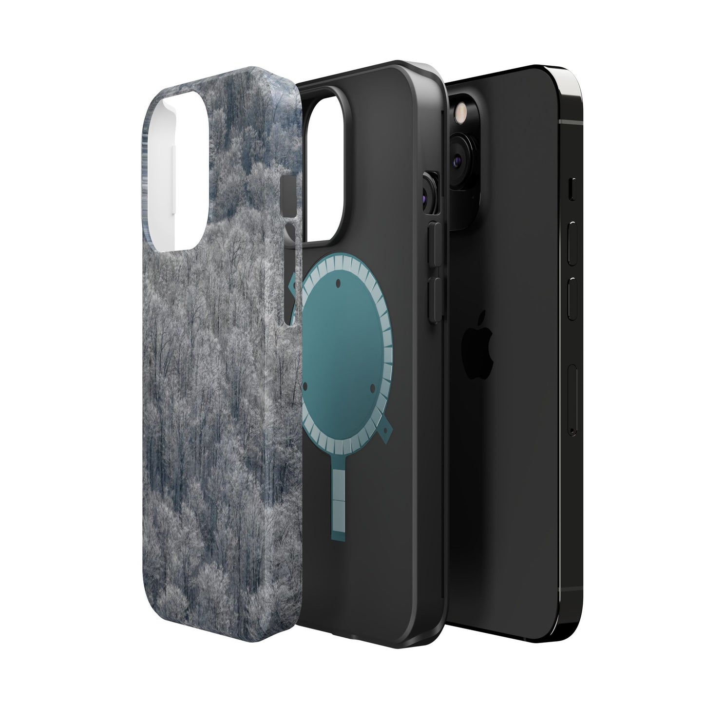 MagSafe Impact Resistant Phone Case - Frozen trees