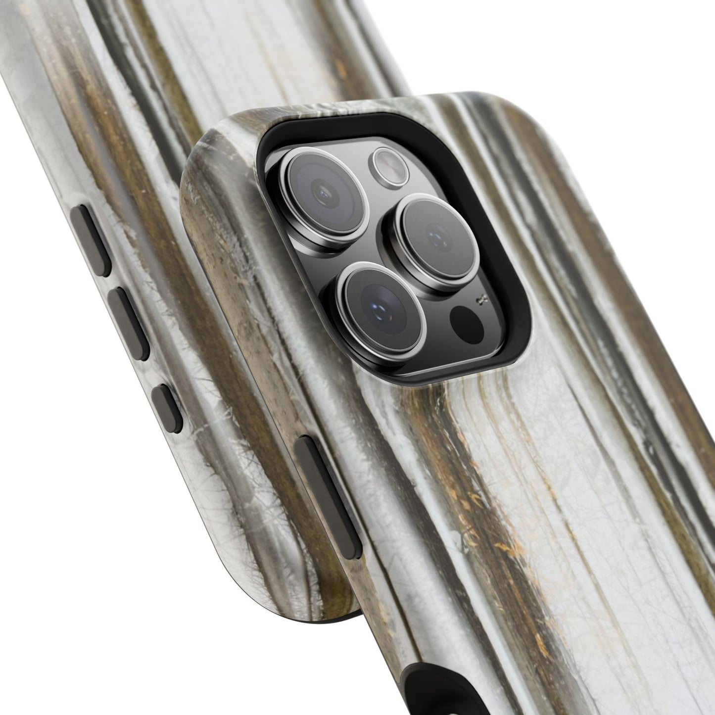 MagSafe Impact Resistant Phone Case - Abstract Winter Woods