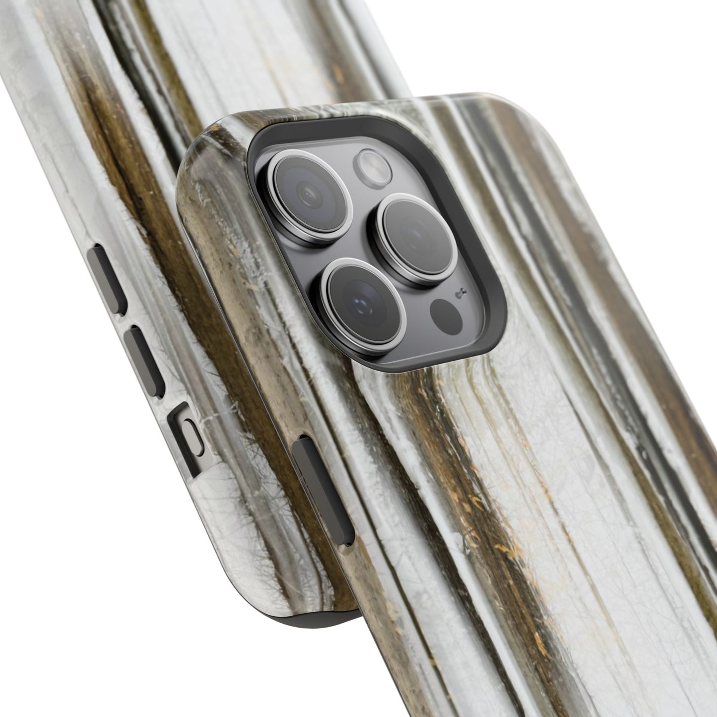 MagSafe Impact Resistant Phone Case - Abstract Winter Woods