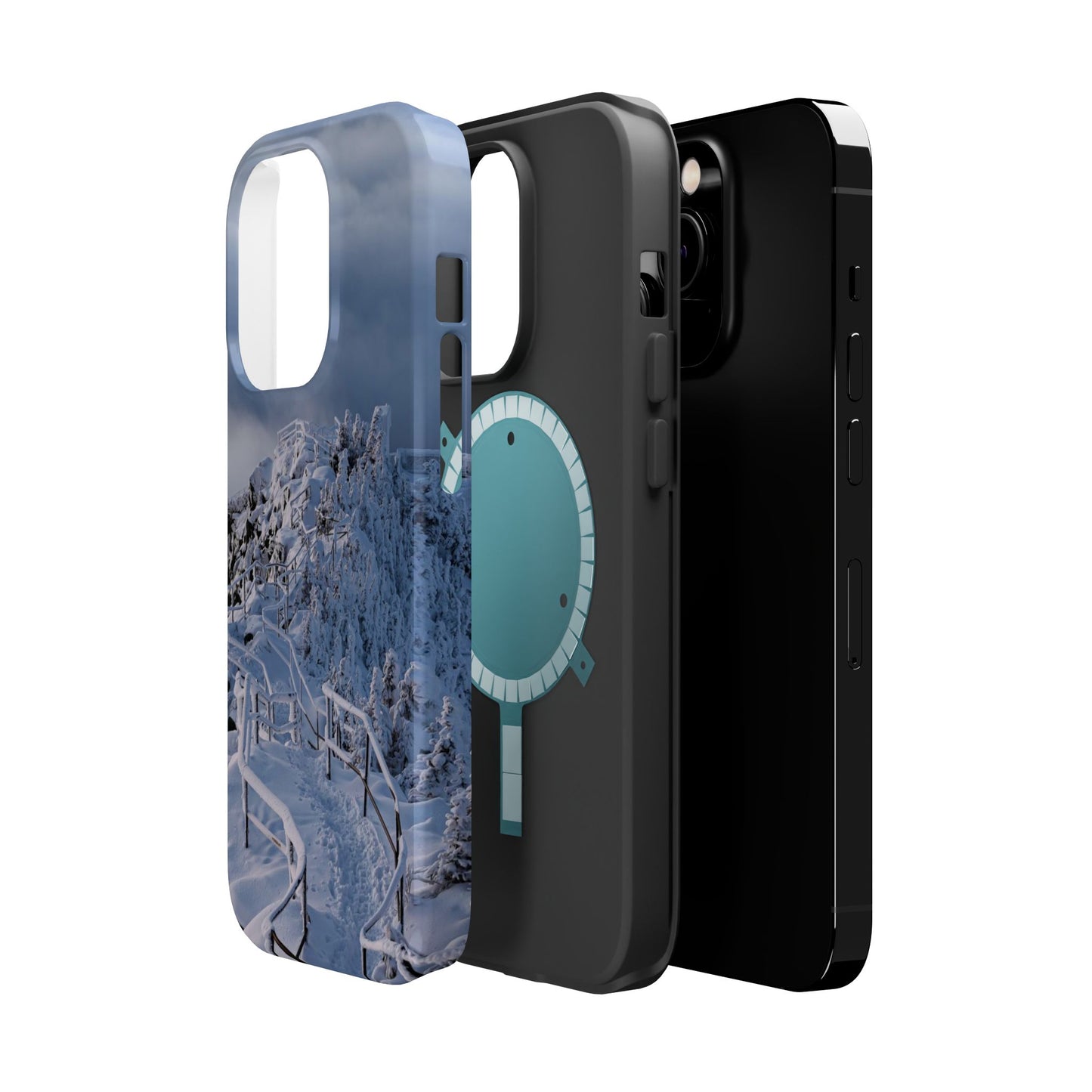 MagSafe Impact Resistant Phone Case - Whiteface Castle in the Clouds