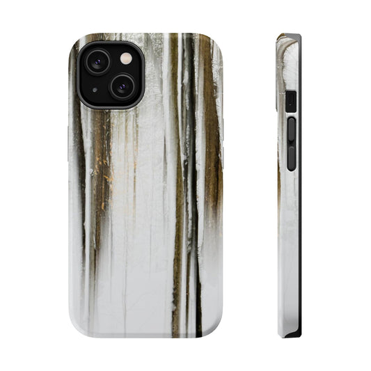 MagSafe Impact Resistant Phone Case - Abstract Winter Woods