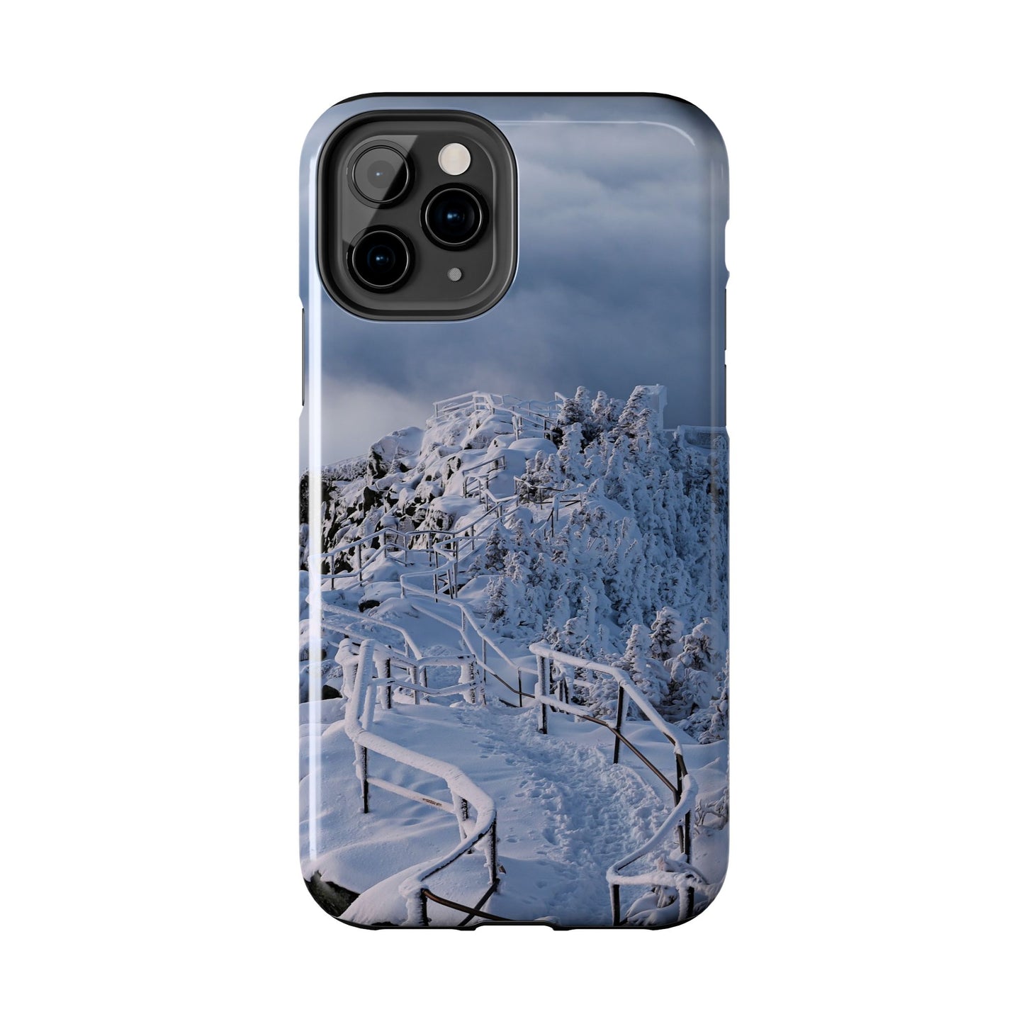 Impact Resistant Phone Case - Whiteface Castle in the Clouds