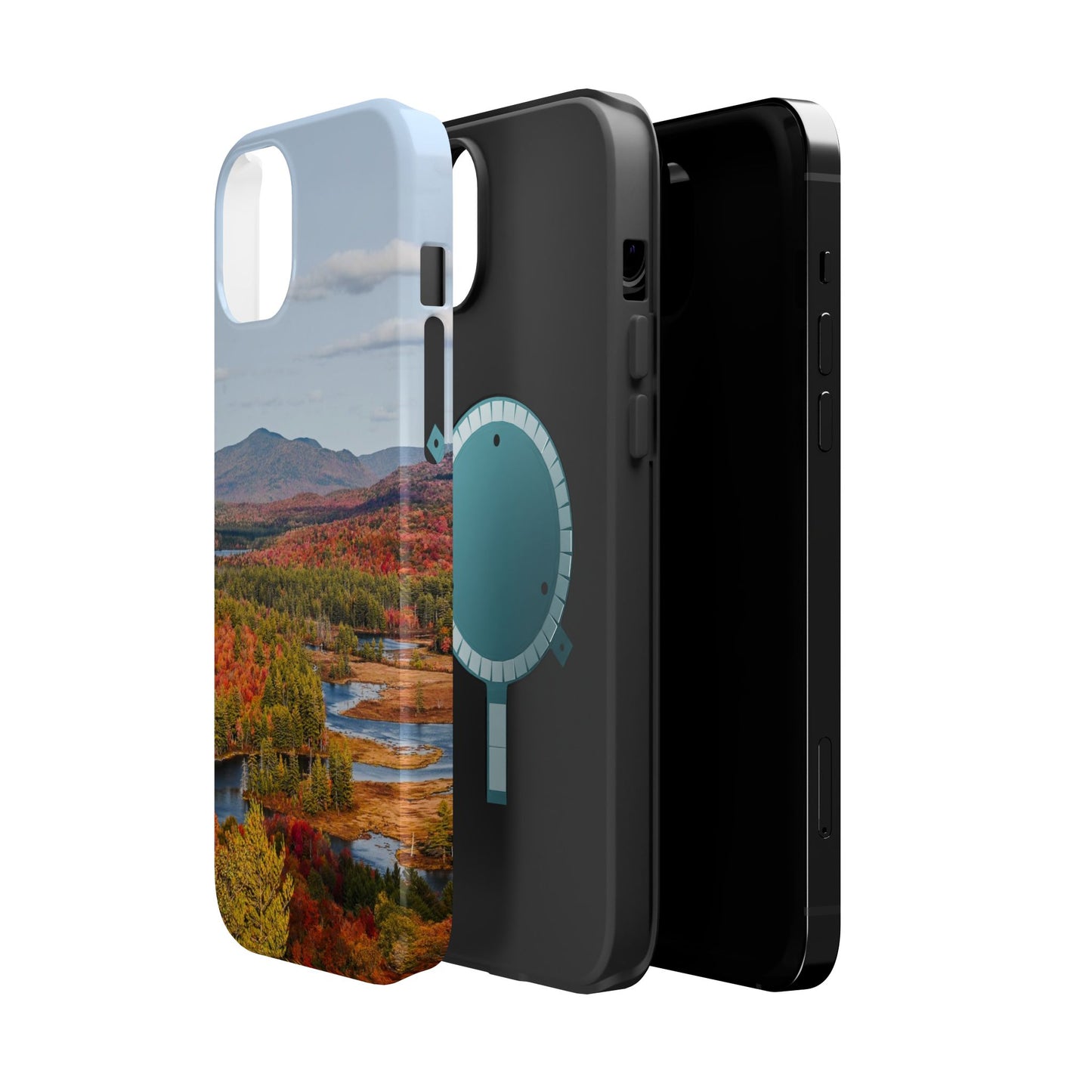 MagSafe Impact Resistant Phone Case - Mountains & Rivers Autumn