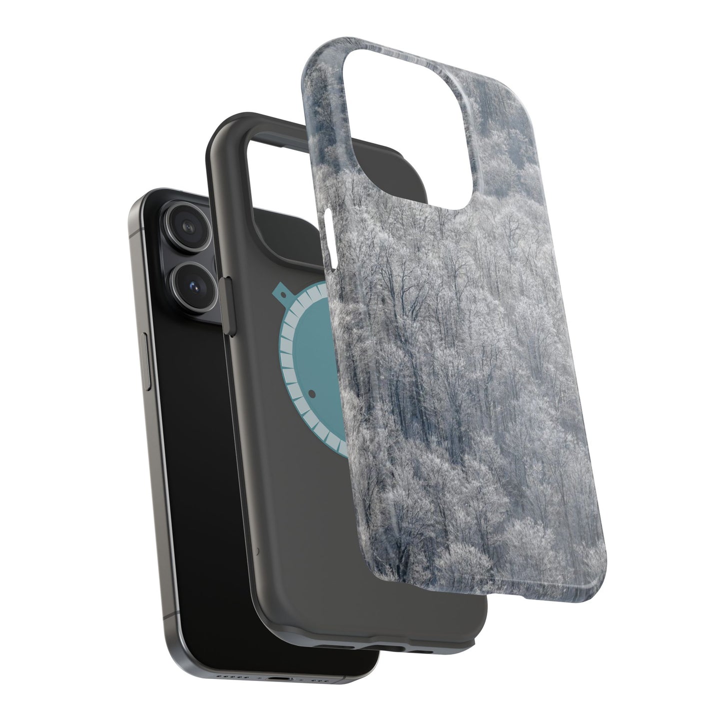 MagSafe Impact Resistant Phone Case - Frozen trees