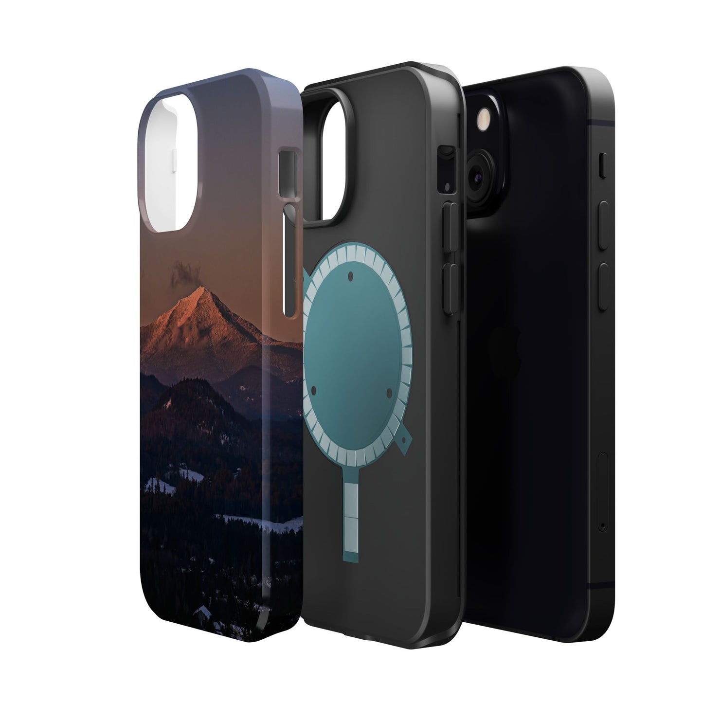 MagSafe Impact Resistant Phone Case - Sundown in a Mountain Town