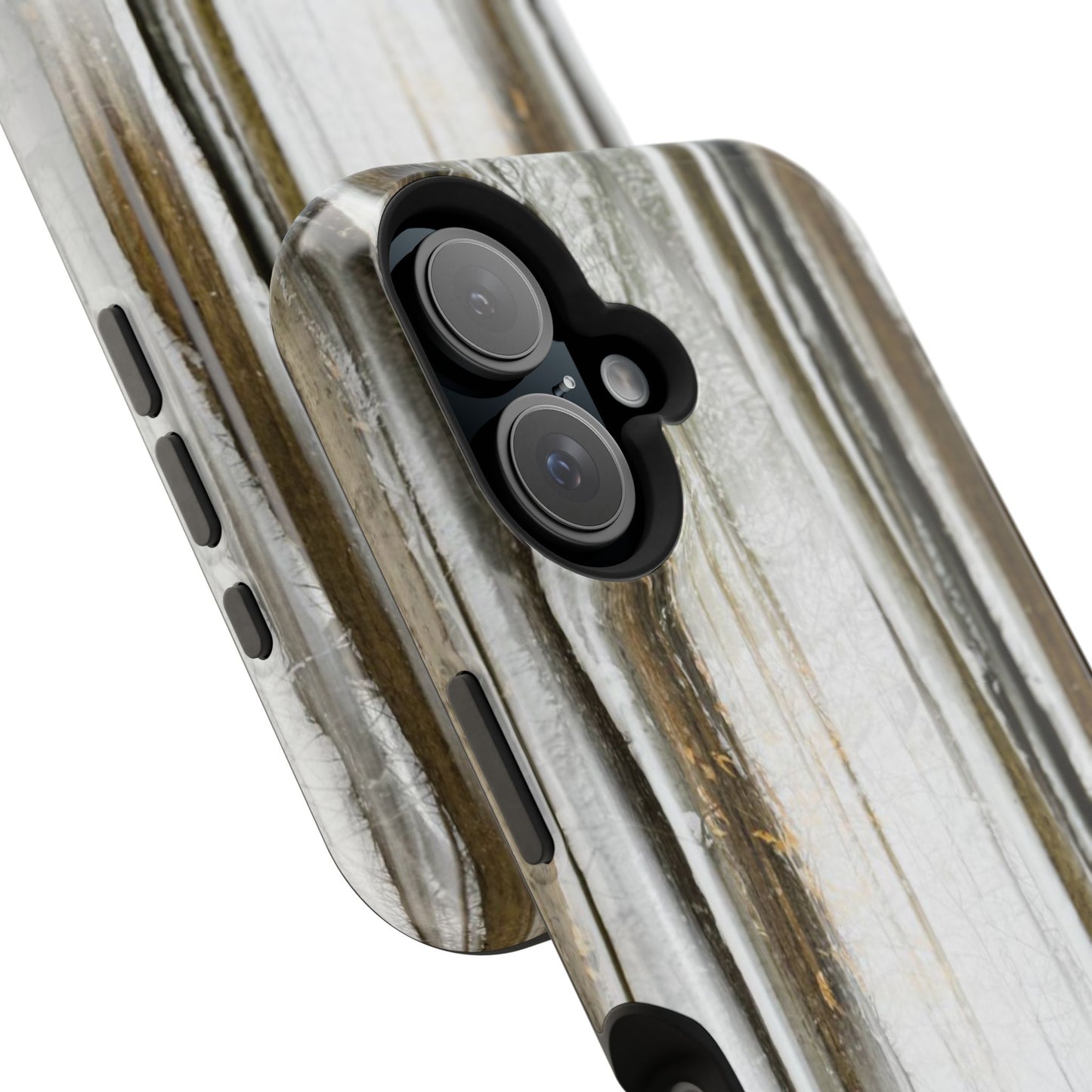 MagSafe Impact Resistant Phone Case - Abstract Winter Woods