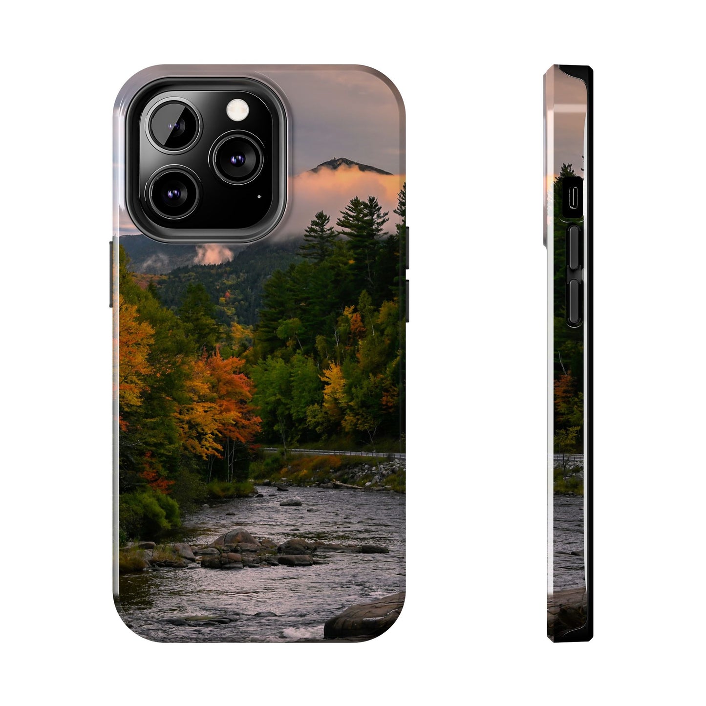 Impact Resistant Phone Case - Ausable Autumn Morning