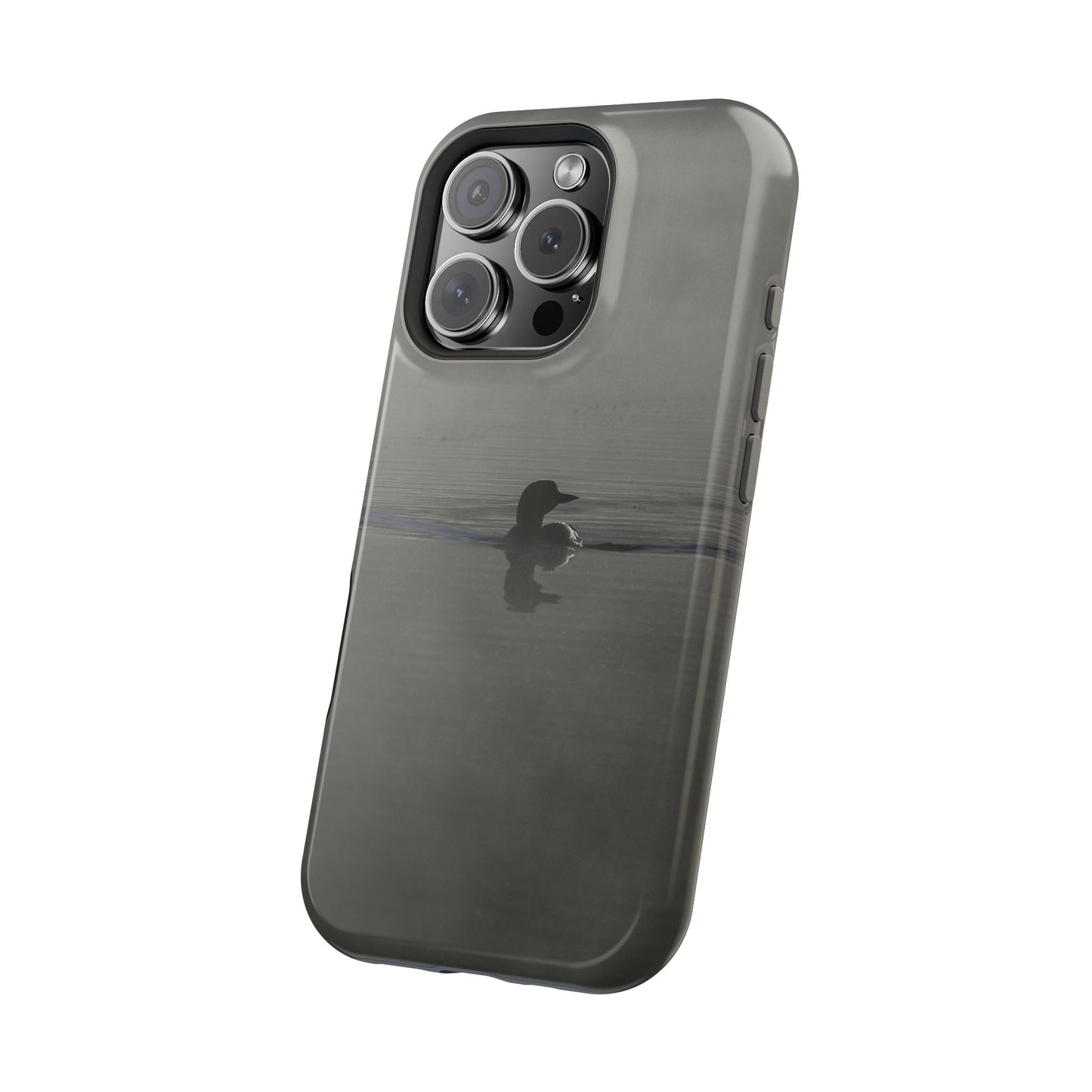 MagSafe Impact Resistant Phone Case - Loon in the Mist