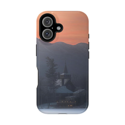 MagSafe Impact Resistant Phone Case - Mirror Lake Winter Sunrise